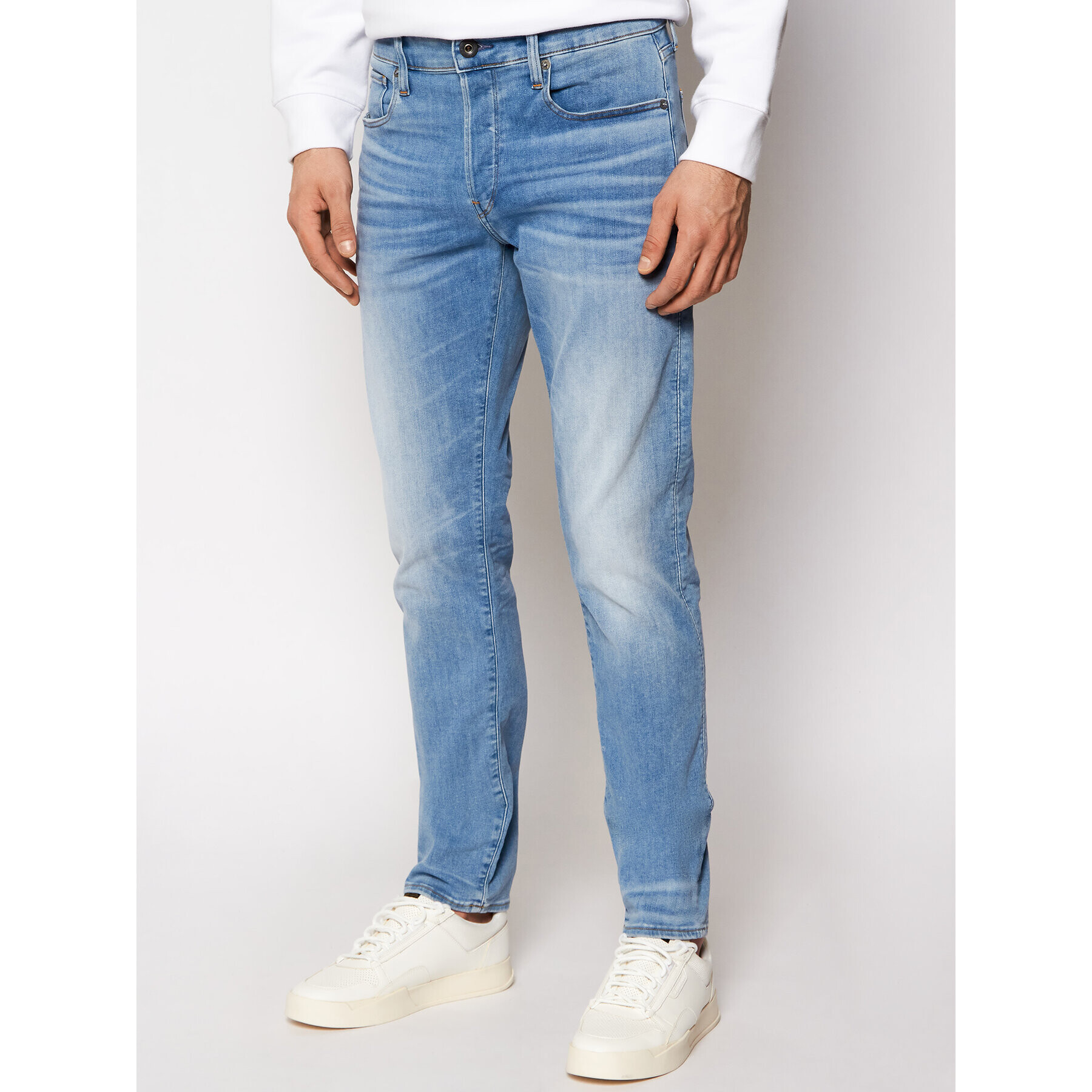 G-Star Raw Džínsy 3301 51001-8968-8436 Modrá Slim Fit - Pepit.sk