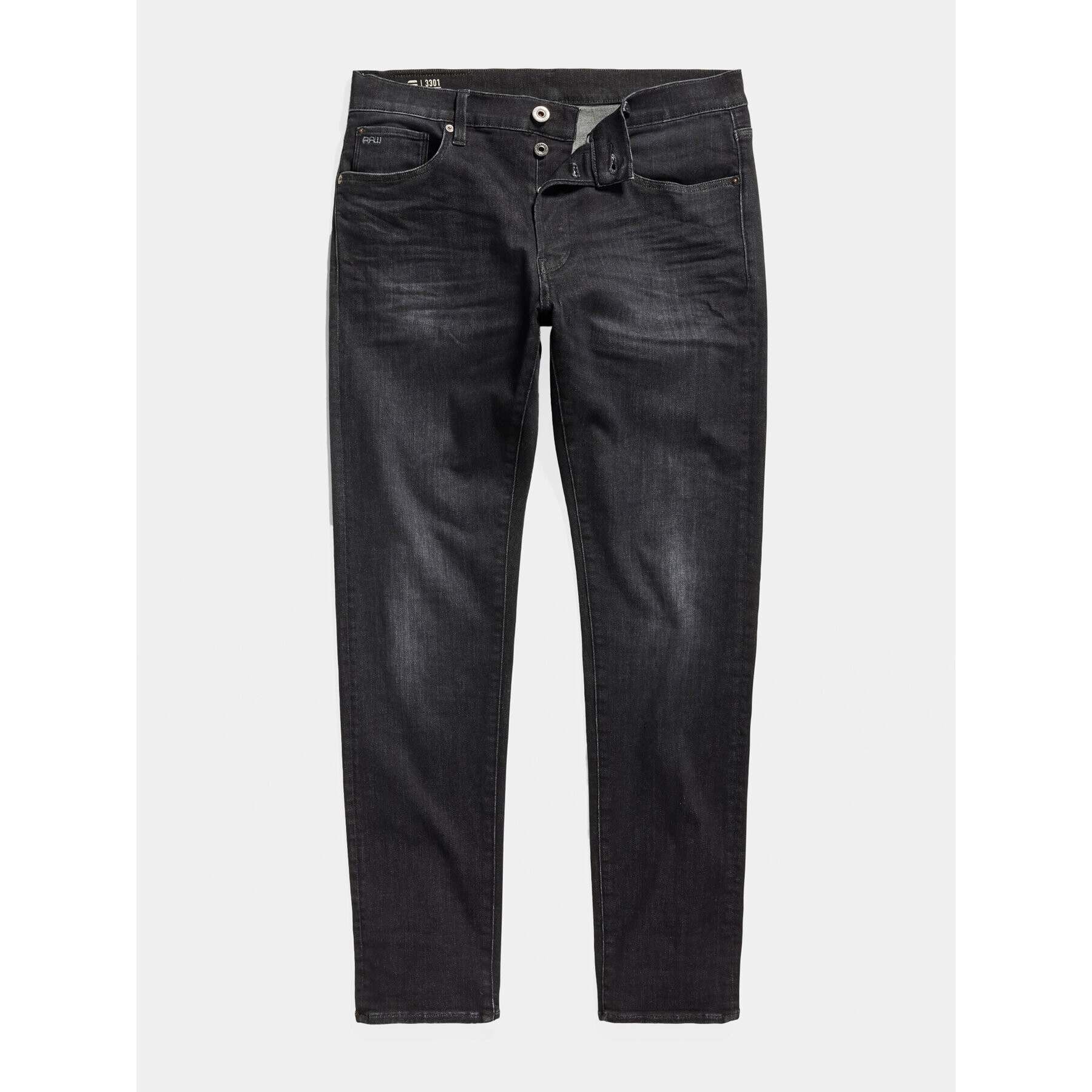 G-Star Raw Džínsy 3301 51001-A634-A592 Sivá Slim Fit - Pepit.sk