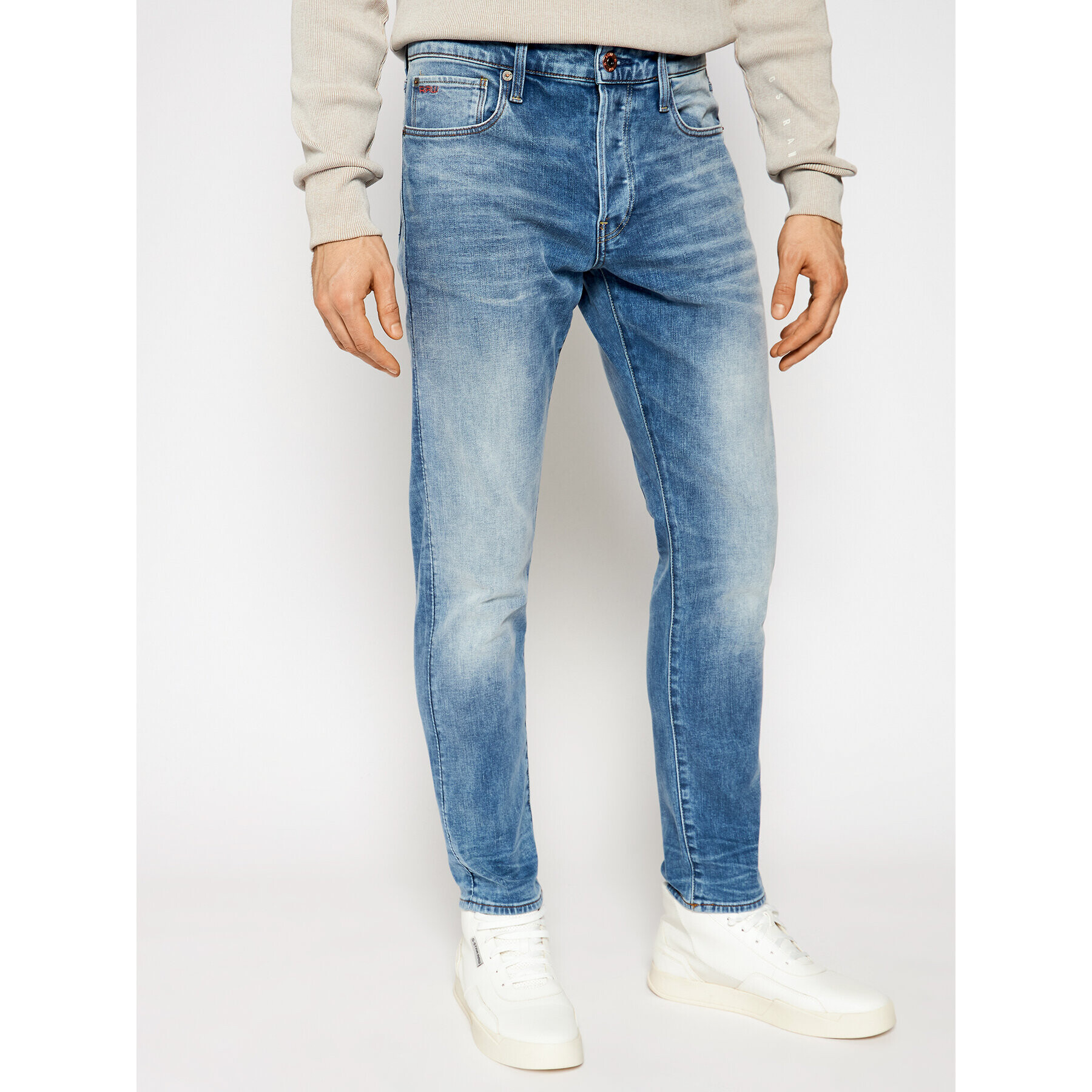 G-Star Raw Džínsy 3301 51001-C052-C003 Modrá Slim Fit - Pepit.sk