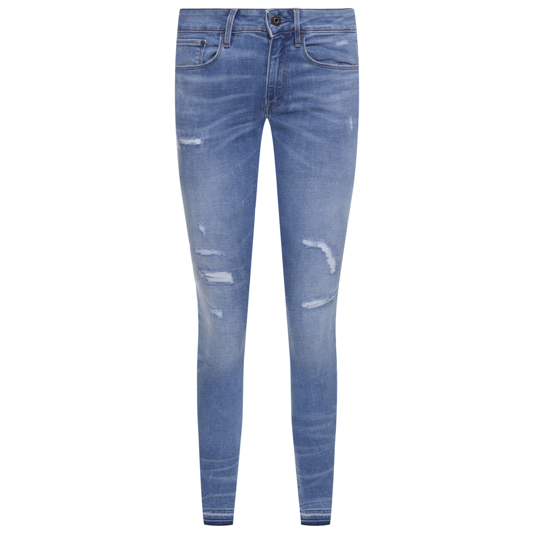 G-Star Raw Džínsy 3301 Ankle D16798-8968-B173 Modrá Skinny Fit - Pepit.sk