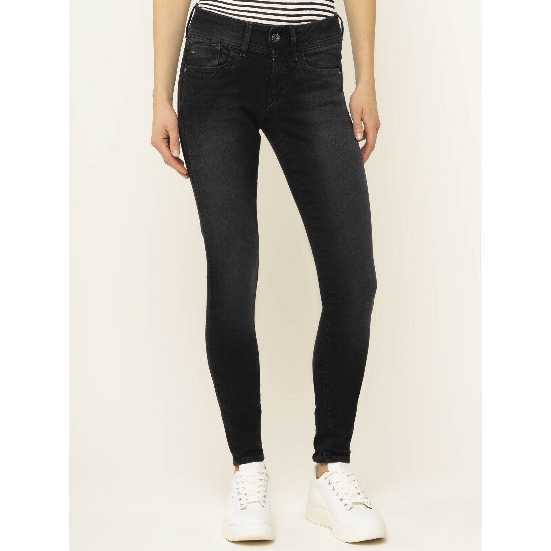 G-Star Raw Džínsy D06746-B472-A799 Čierna Skinny Fit - Pepit.sk