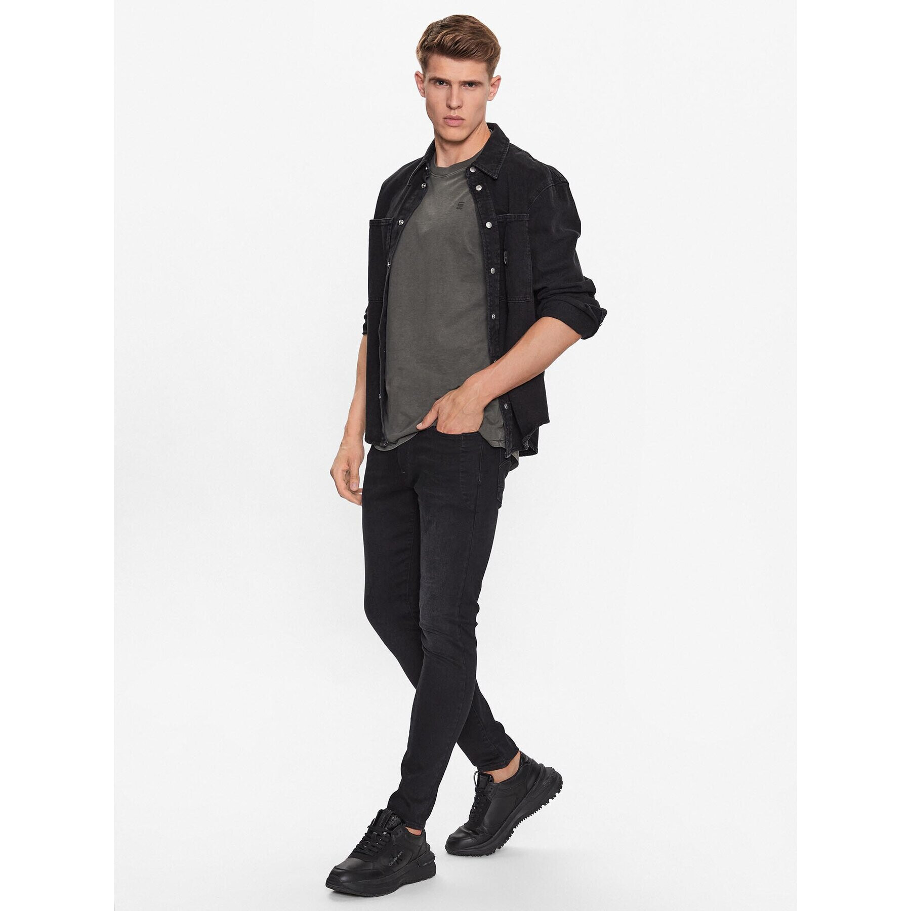 G-Star Raw Džínsy D17235-C910-C942 Čierna Slim Fit - Pepit.sk