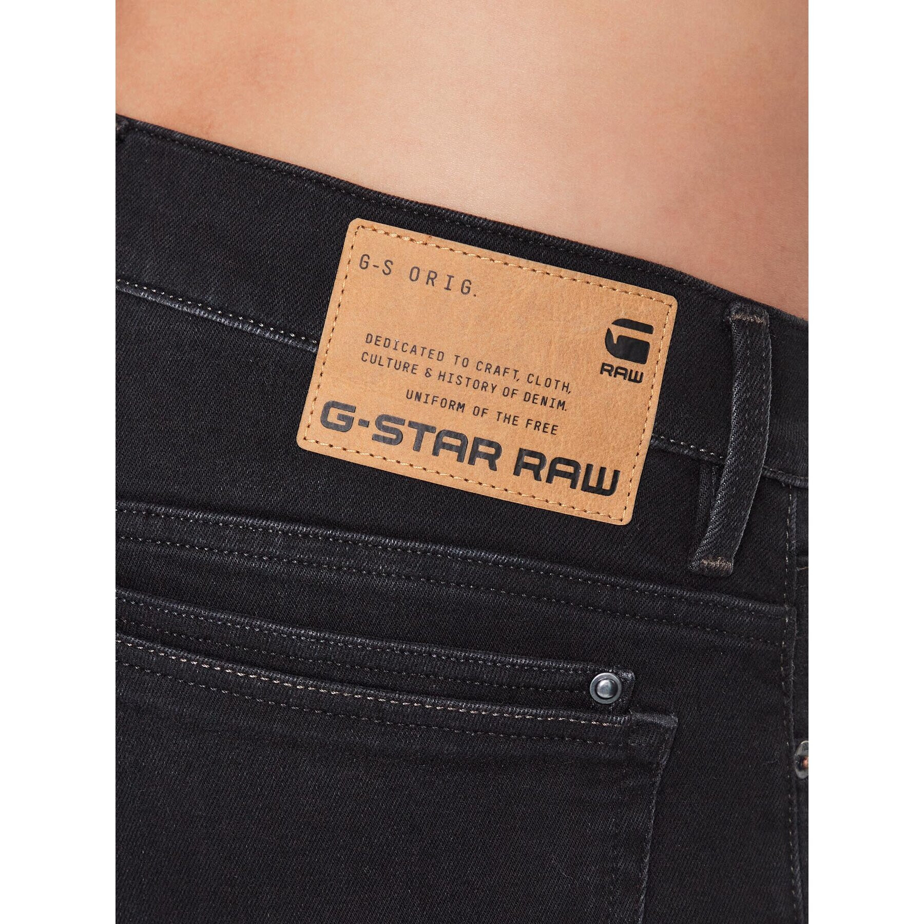 G-Star Raw Džínsy D17235-C910-C942 Čierna Slim Fit - Pepit.sk