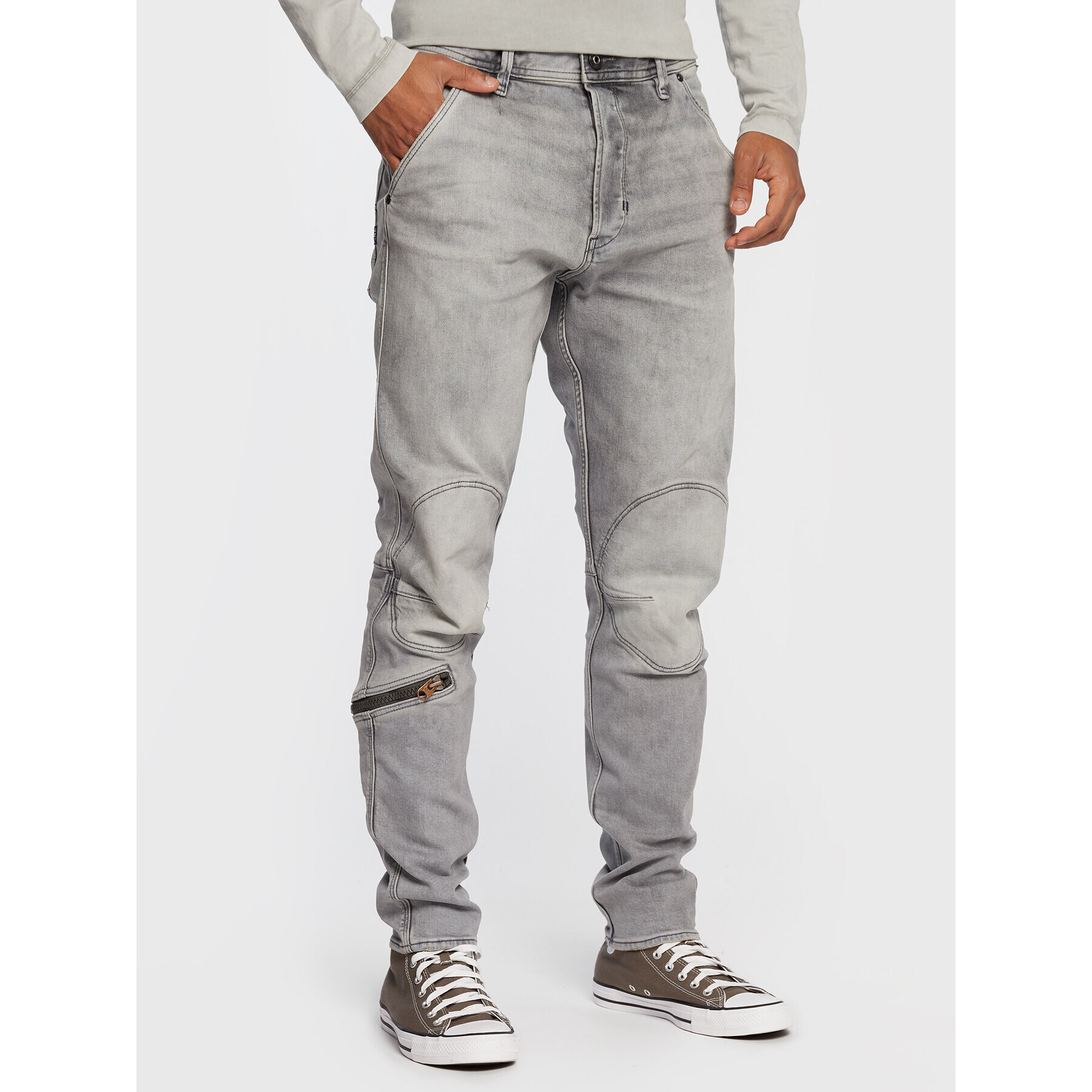 G-Star Raw Džínsy Pilot D20505-C293-C464 Sivá Slim Fit - Pepit.sk