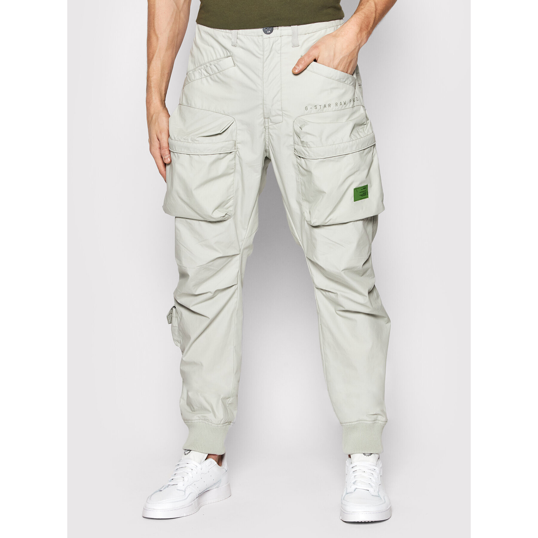 G-Star Raw Jogger nohavice Cargo D19706-A790-C958 Sivá Relaxed Fit - Pepit.sk