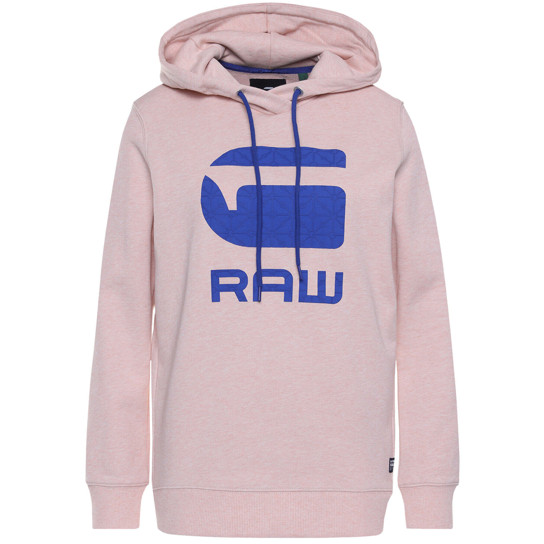 G-Star Raw Mikina Boyfriend Diamond Line Graphic Hooded D16236-A613-B243 Ružová Loose Fit - Pepit.sk