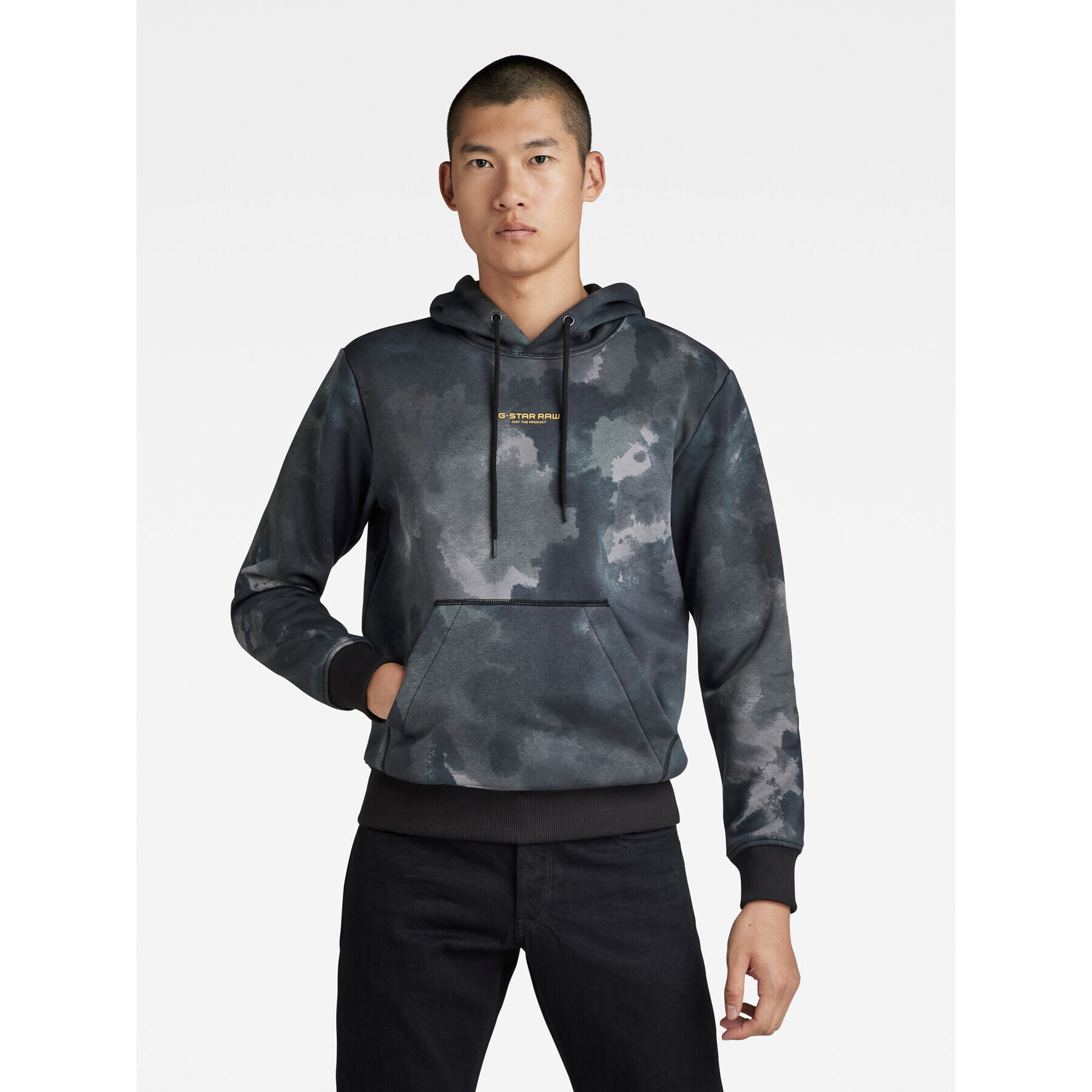 G-Star Raw Mikina D23273-C496-G144 Sivá Regular Fit - Pepit.sk