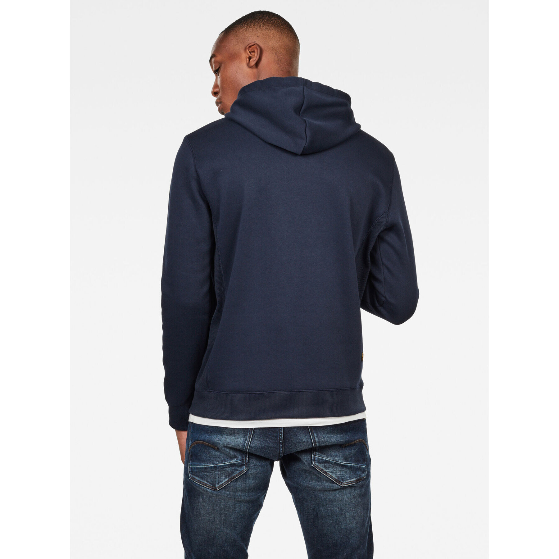 G-Star Raw Mikina Premium Core D16121-C235-6067 Tmavomodrá Regular Fit - Pepit.sk