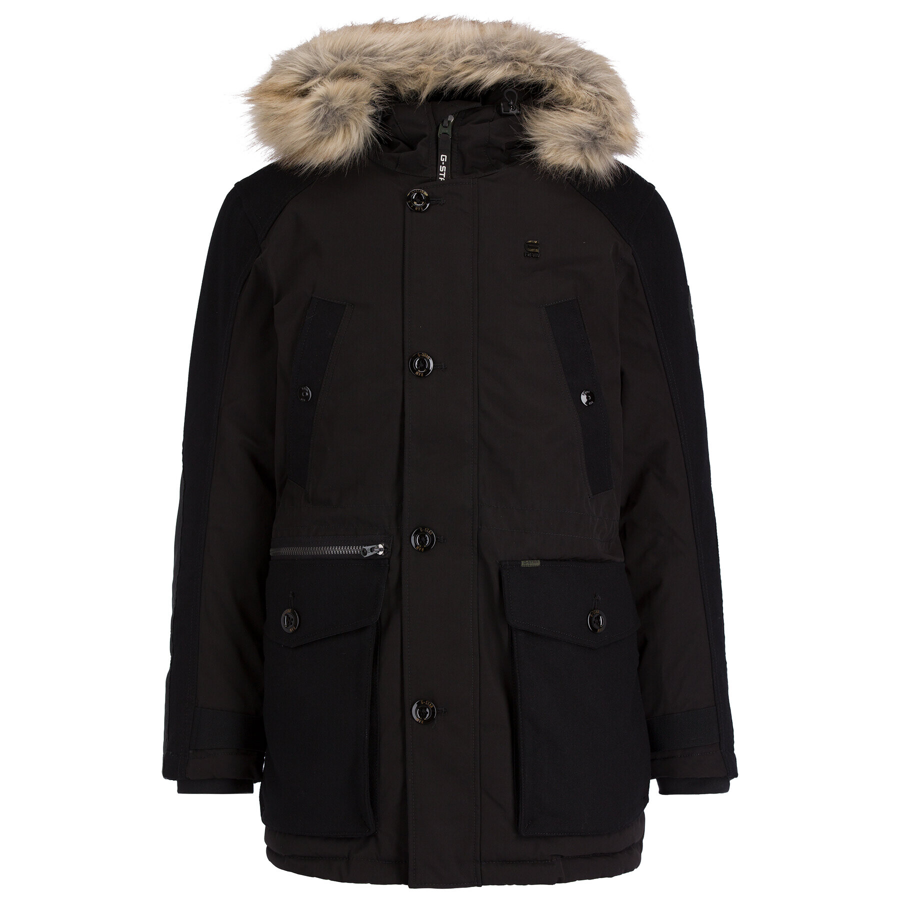 G-Star Raw Parka D14015-B441-6484 Čierna Regular Fit - Pepit.sk