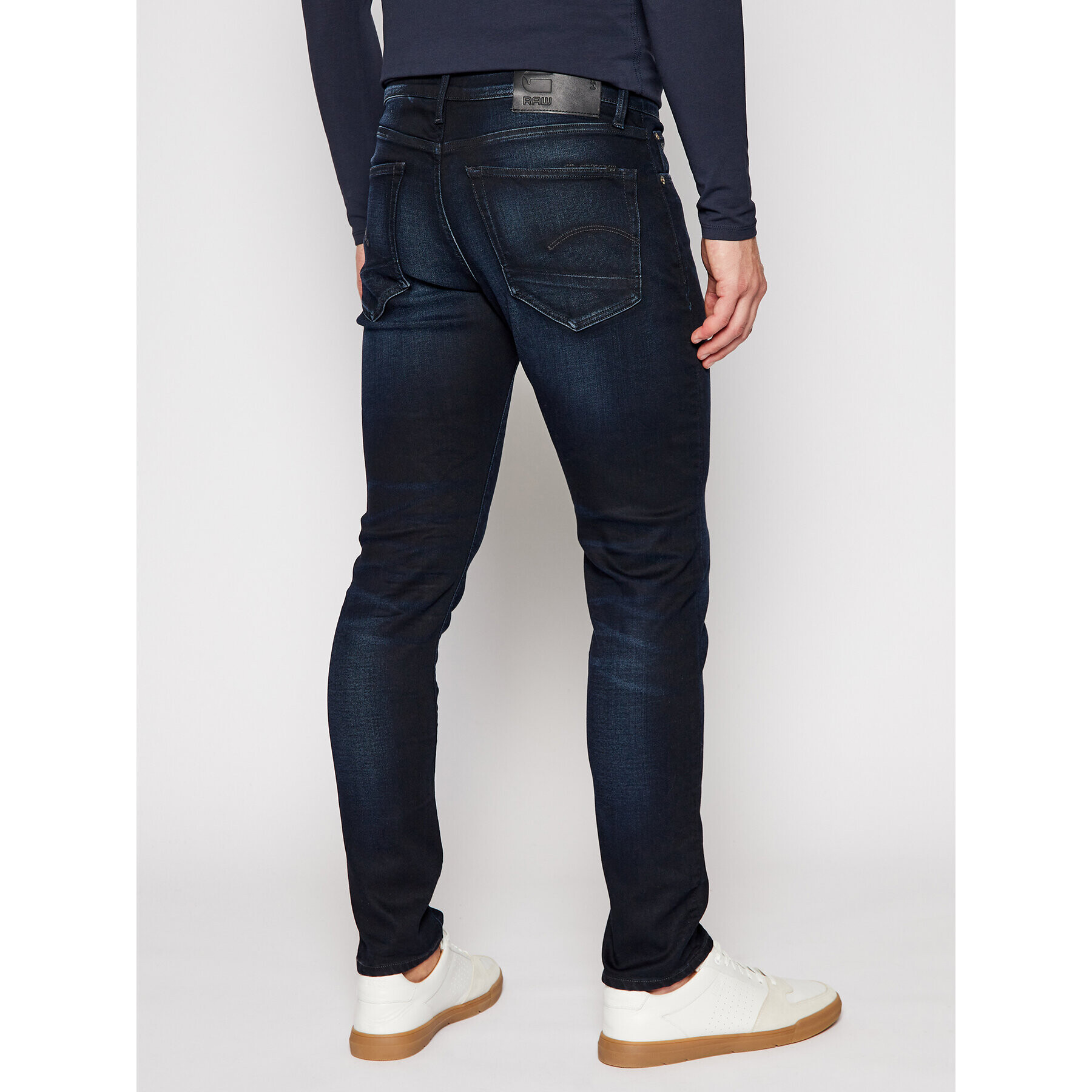 G-Star Raw Slim fit džínsy 3301 51001-5245-89 Tmavomodrá Slim Fit - Pepit.sk