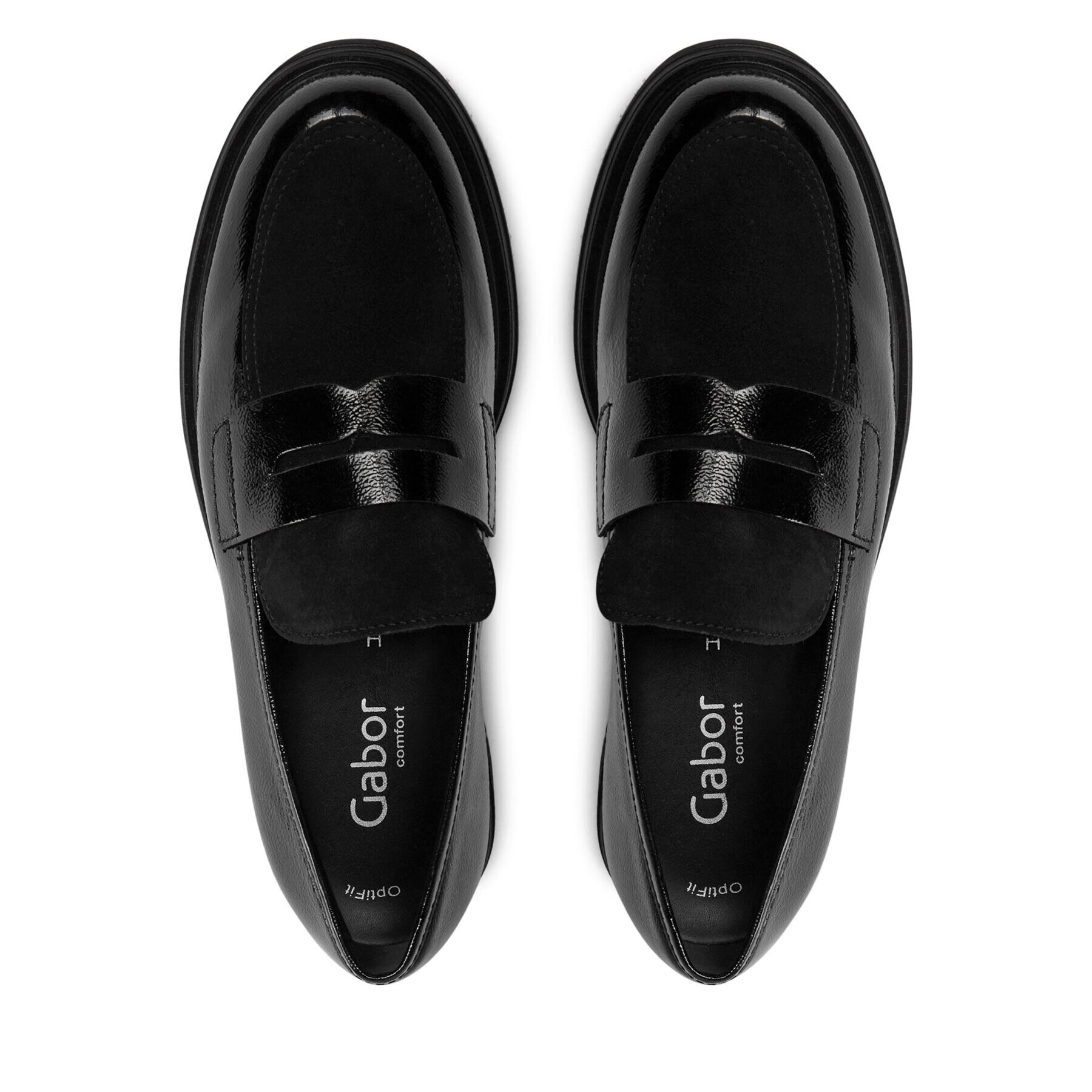 Gabor Loafers 32.550.87 Čierna - Pepit.sk