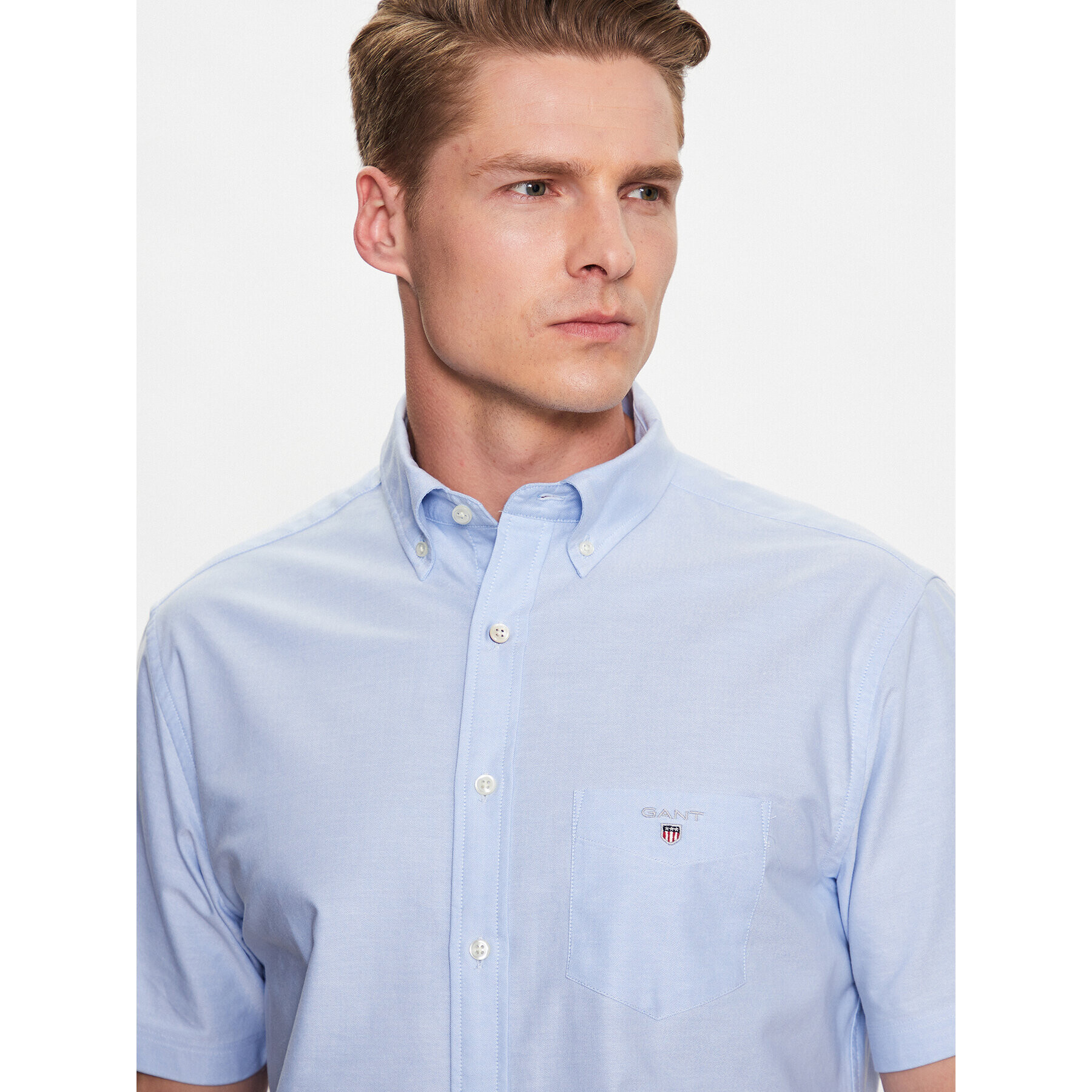 Gant Košeľa Oxford 3046001 Modrá Regular Fit - Pepit.sk