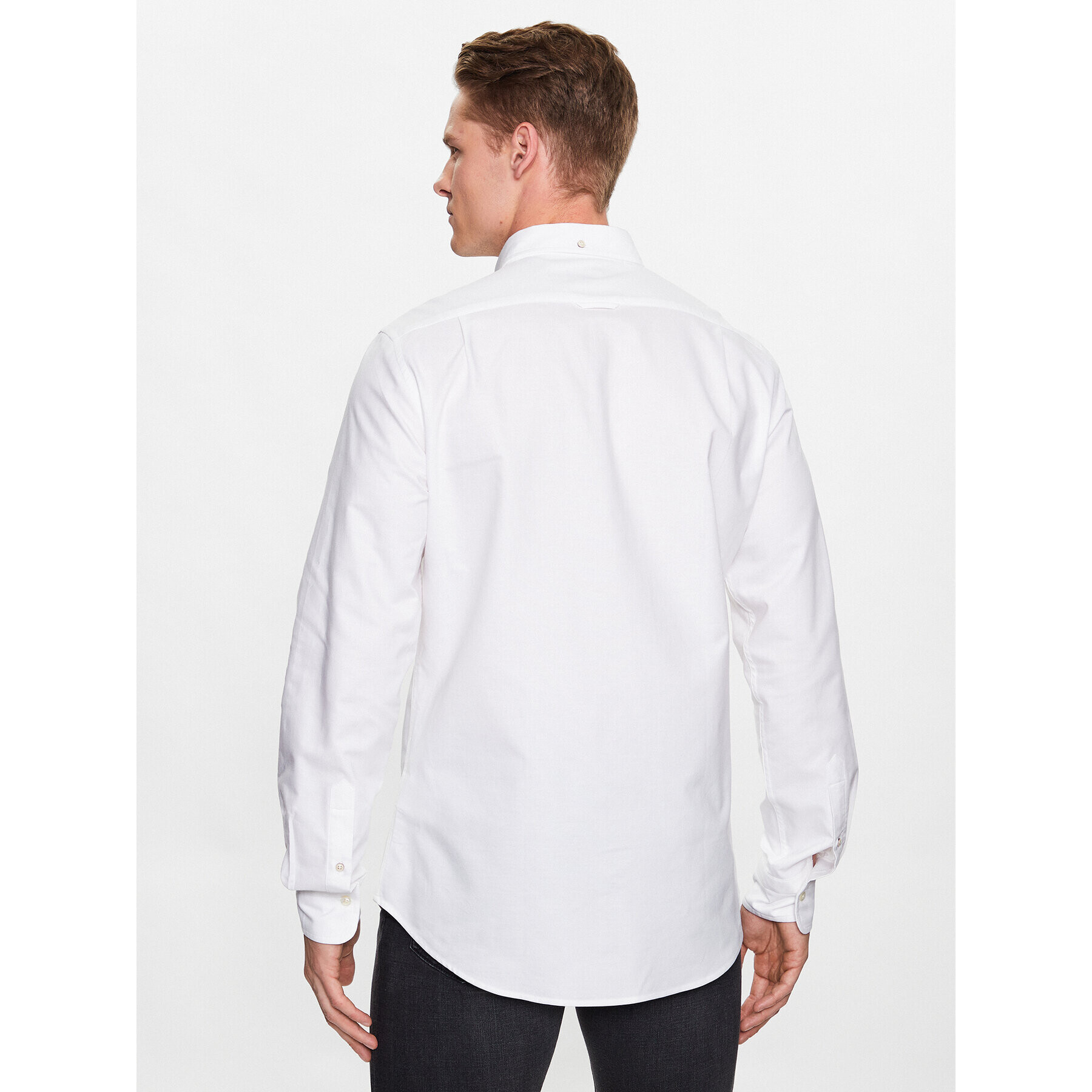 Gant Košeľa Oxford 3046002 Biela Slim Fit - Pepit.sk