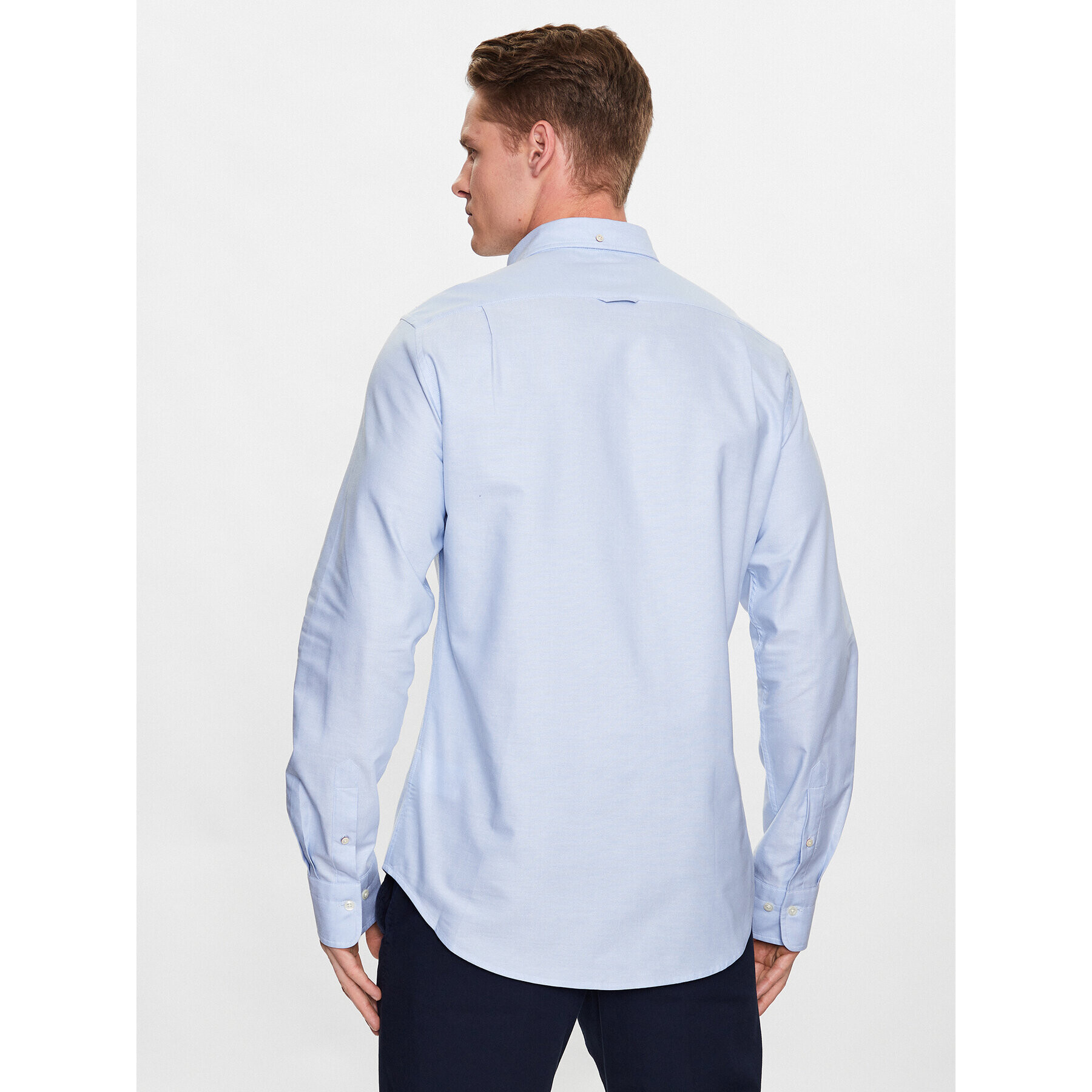 Gant Košeľa Oxford 3046002 Modrá Slim Fit - Pepit.sk