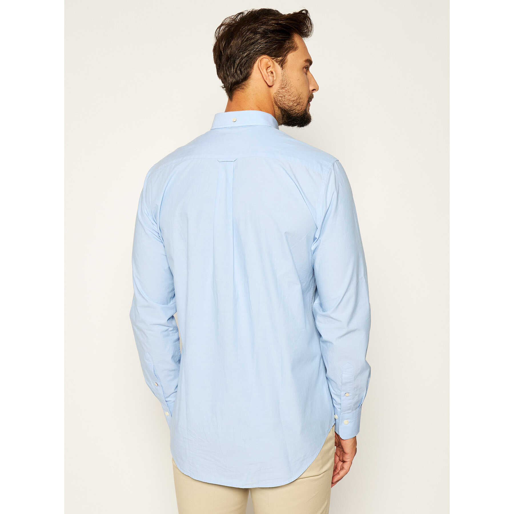 Gant Košeľa The Broadcloth Reg 3046400 Modrá Regular Fit - Pepit.sk