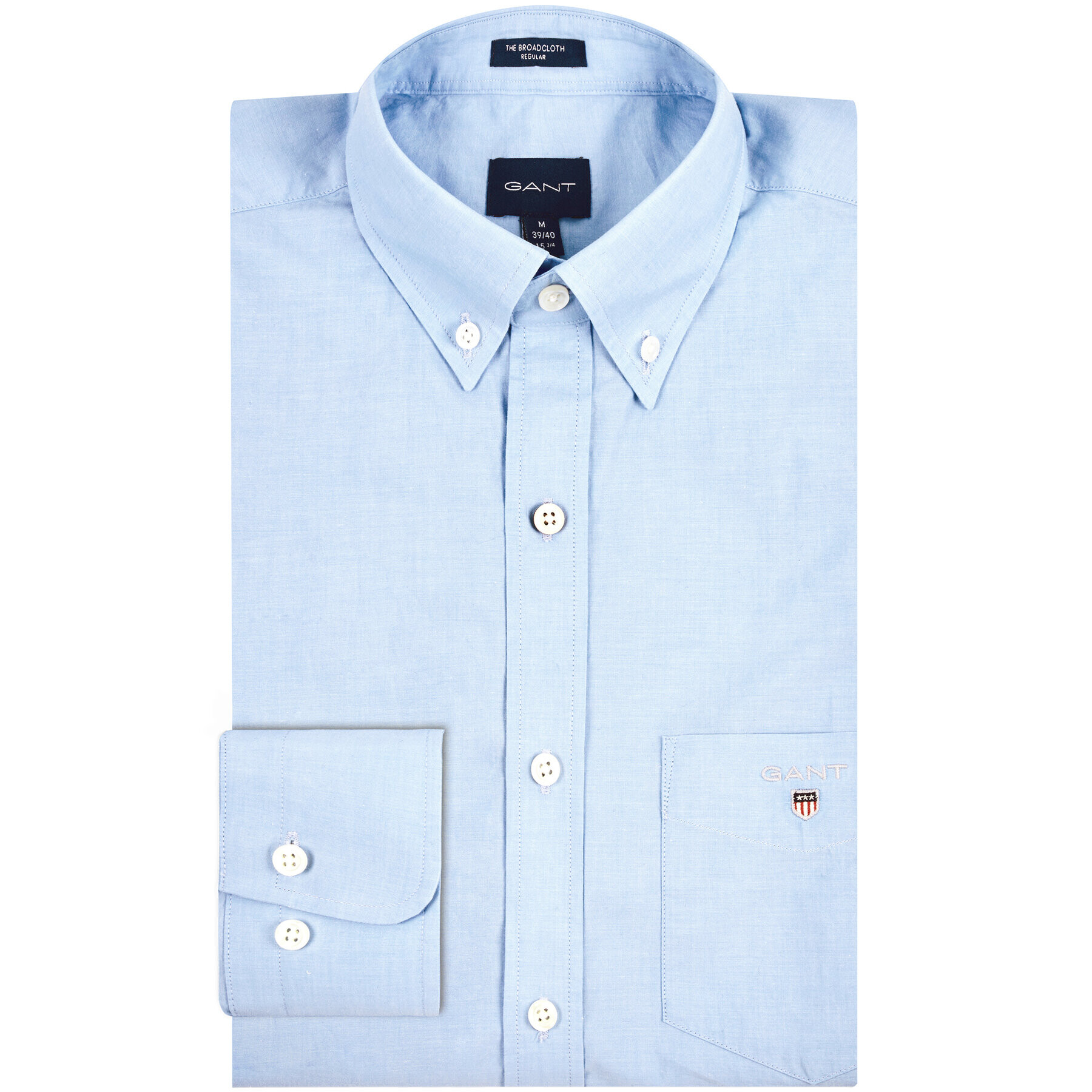 Gant Košeľa The Broadcloth Reg 3046400 Modrá Regular Fit - Pepit.sk