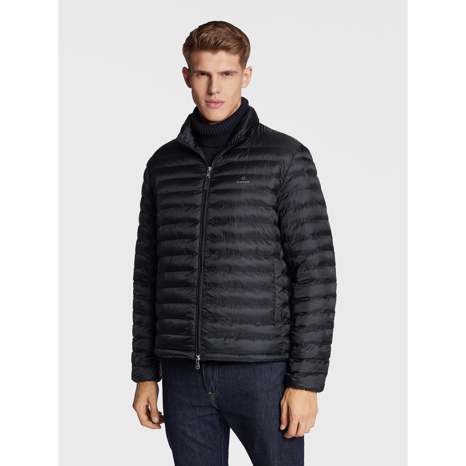 Gant Vatovaná bunda 7006271 Čierna Regular Fit - Pepit.sk