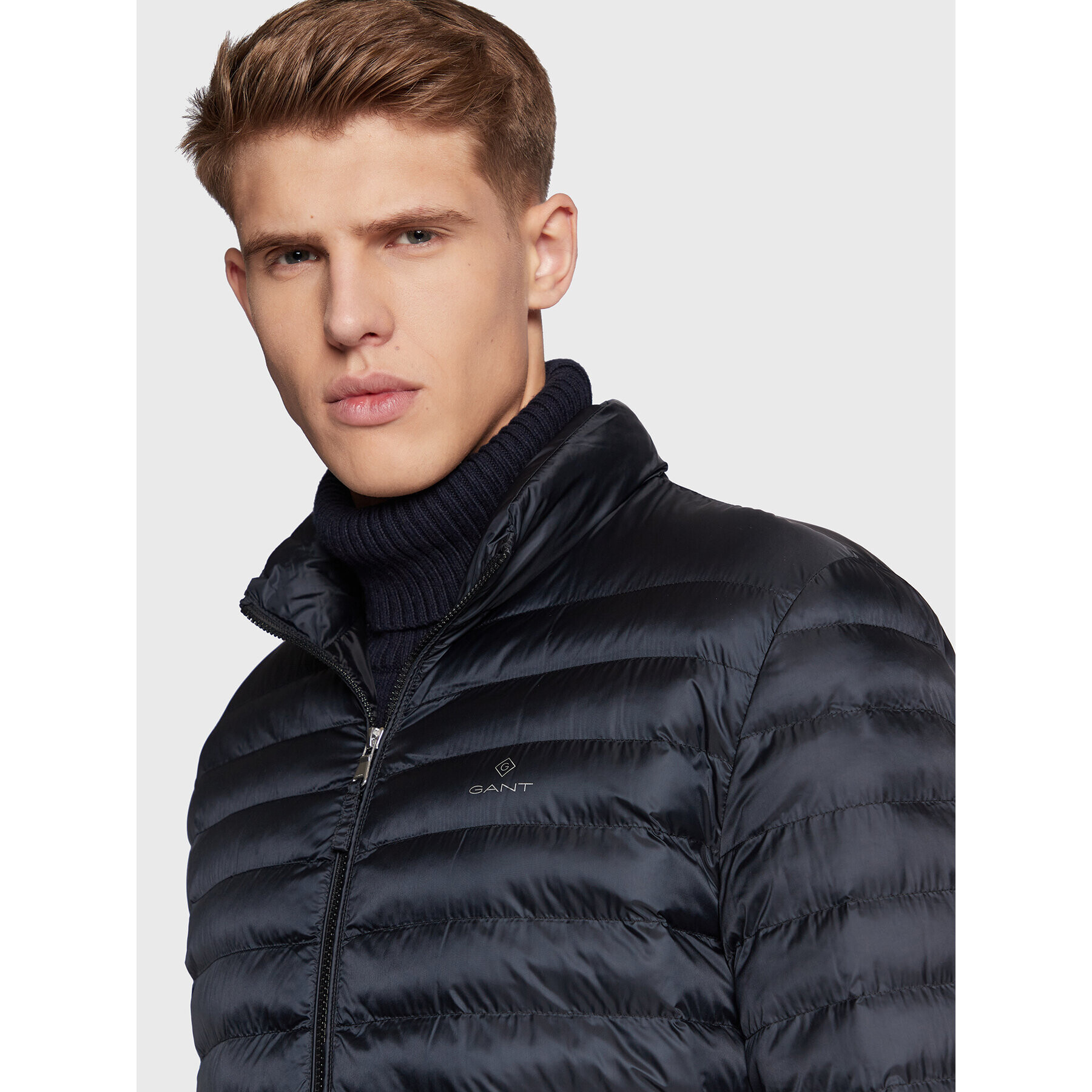 Gant Vatovaná bunda 7006271 Čierna Regular Fit - Pepit.sk