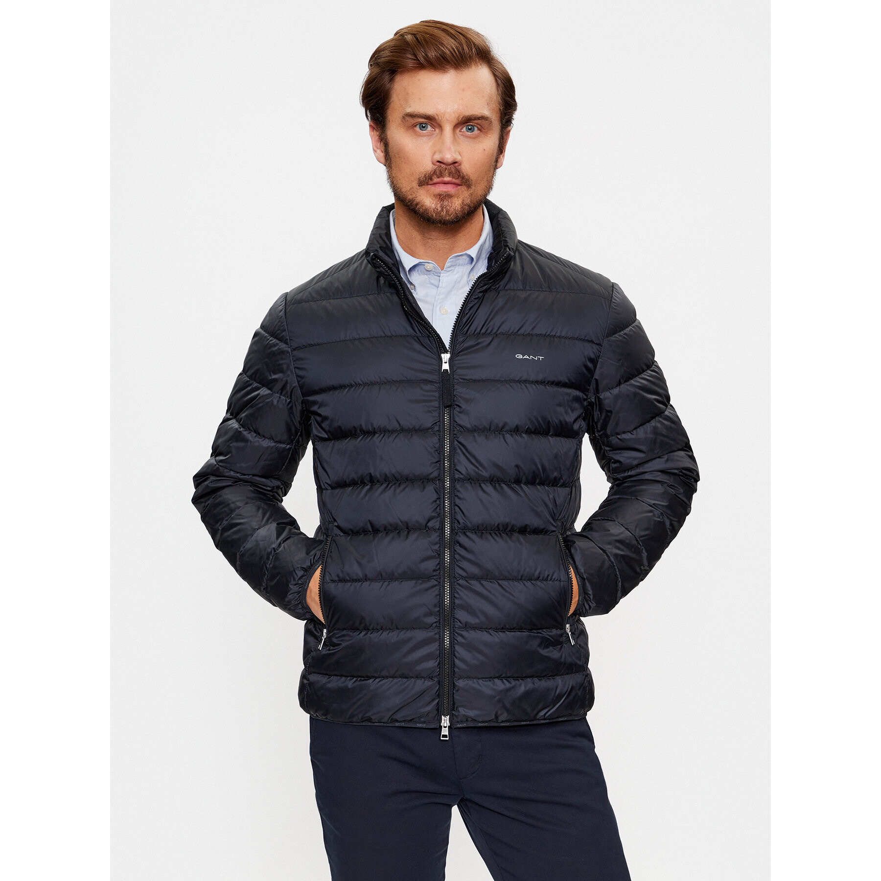 Gant Vatovaná bunda Light Down Jacket 7006298 Čierna Regular Fit - Pepit.sk