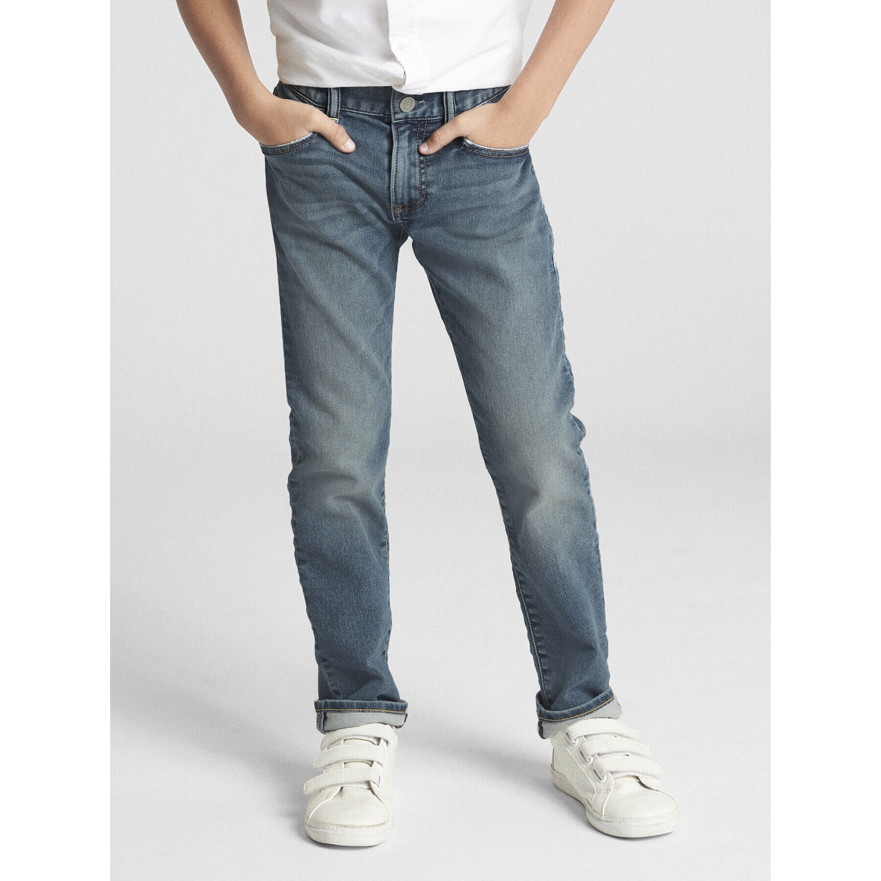 Gap Džínsy 358202-00 Modrá Slim Fit - Pepit.sk