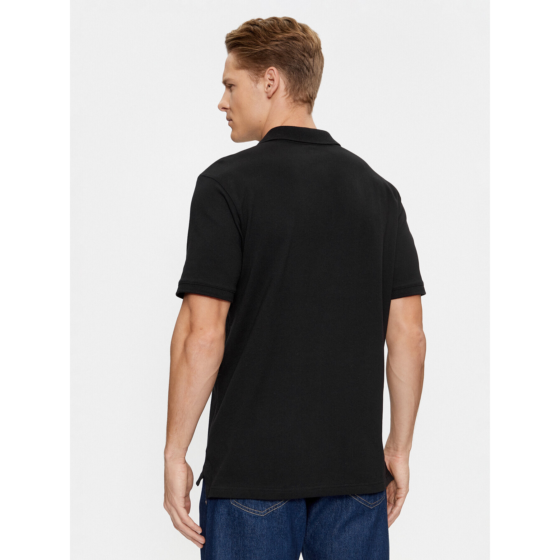 Gap Polokošeľa 586306-03 Čierna Regular Fit - Pepit.sk