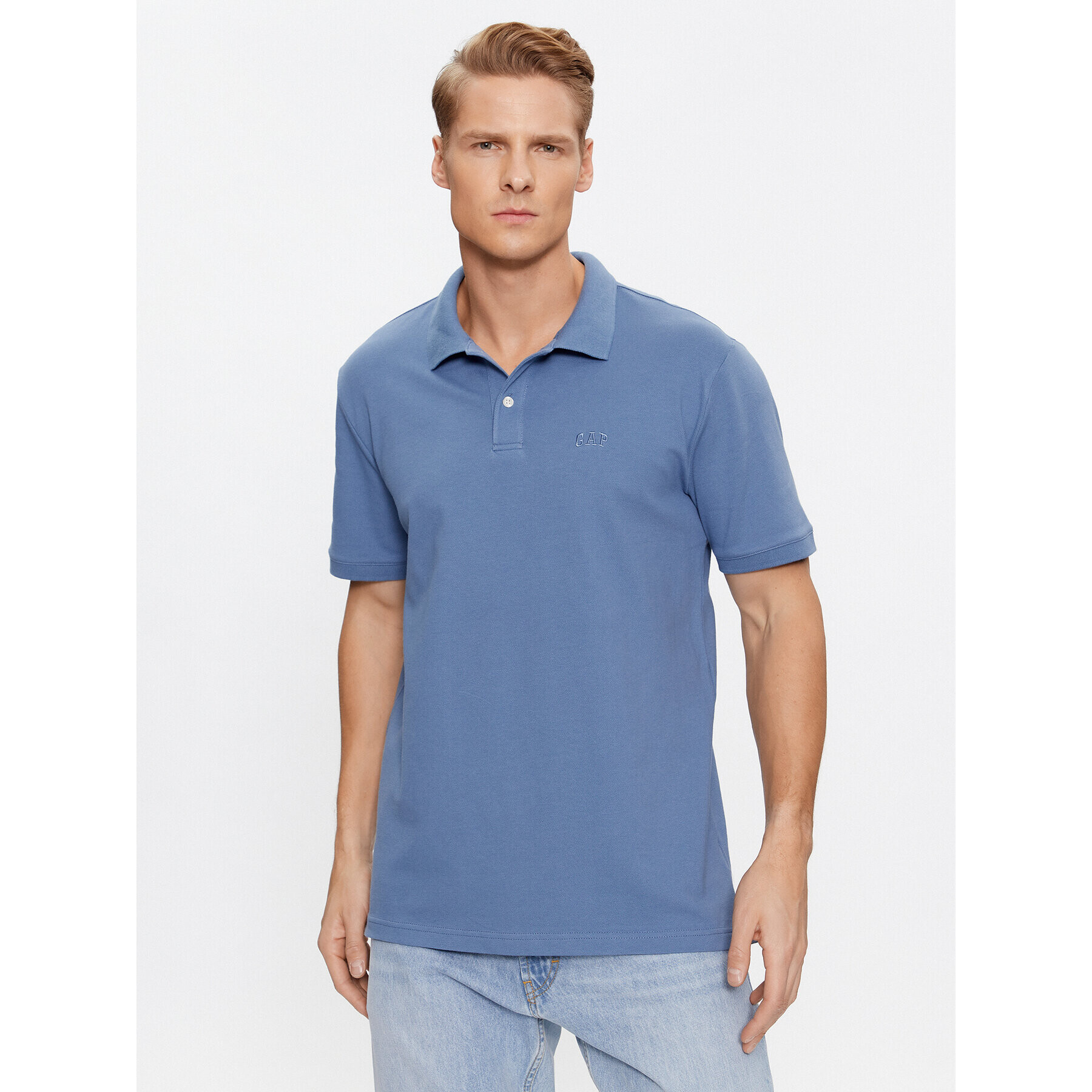 Gap Polokošeľa 586306-11 Modrá Regular Fit - Pepit.sk