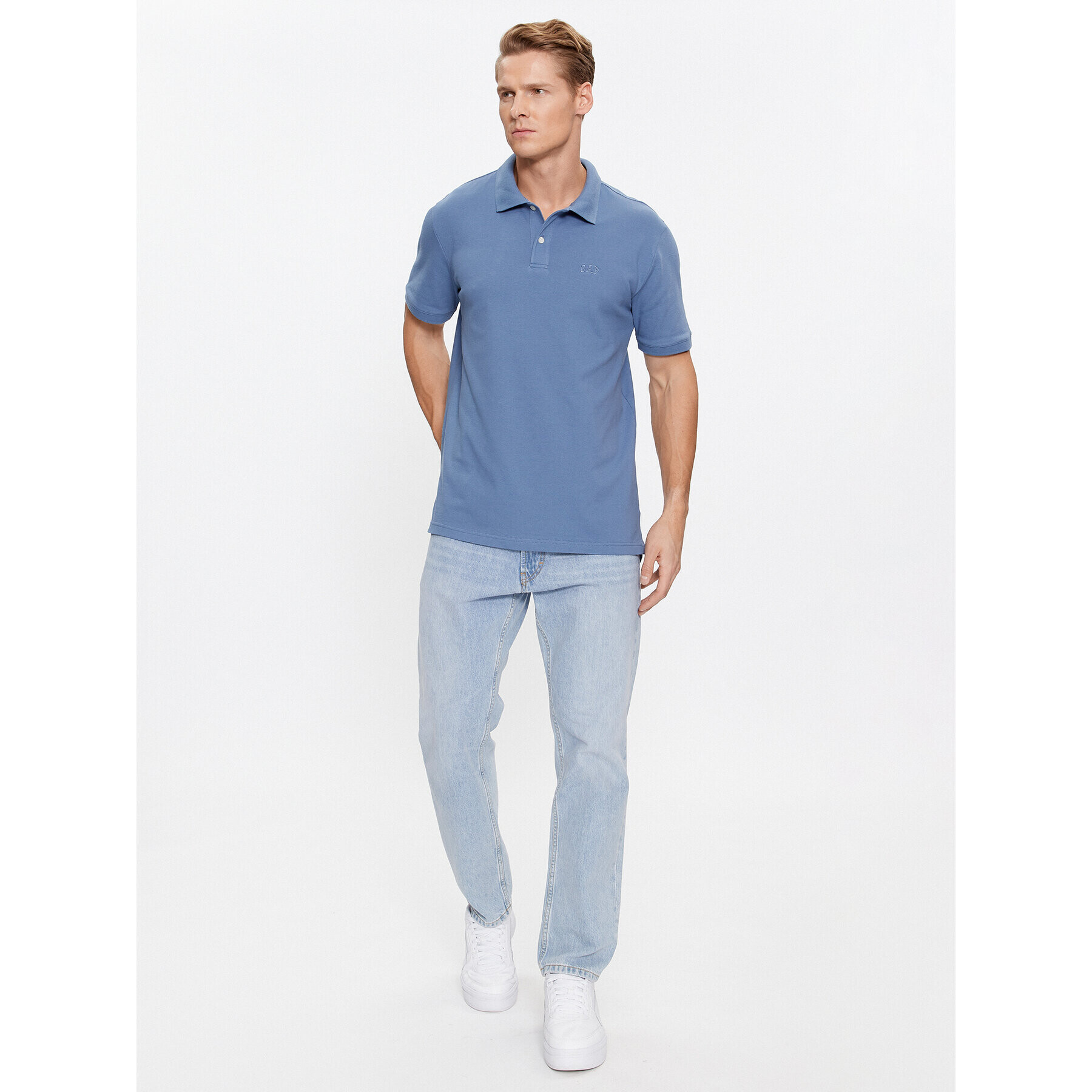 Gap Polokošeľa 586306-11 Modrá Regular Fit - Pepit.sk