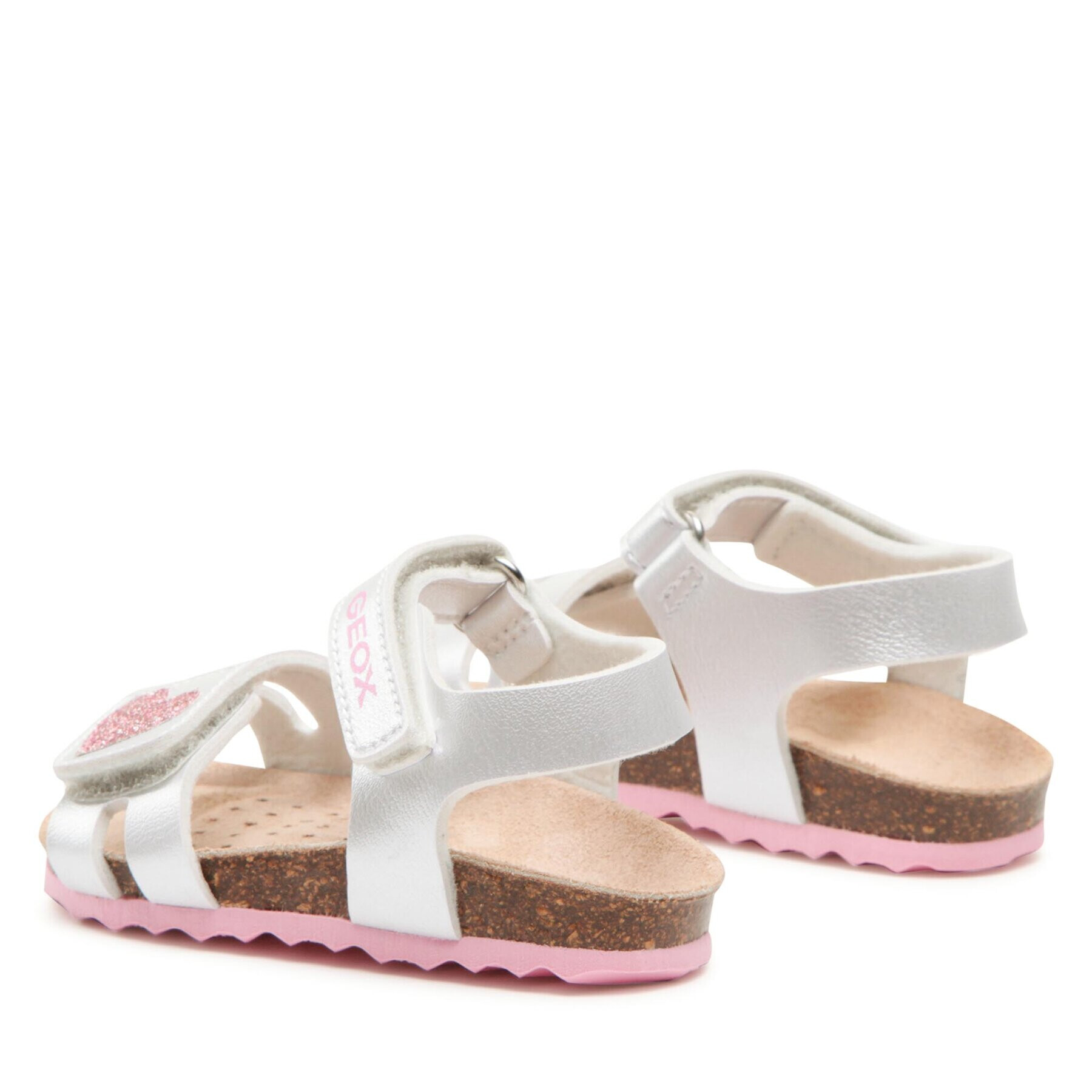 Geox Sandále B Sandal Chalki Girl B352RA0NFKCC0566 M Strieborná - Pepit.sk