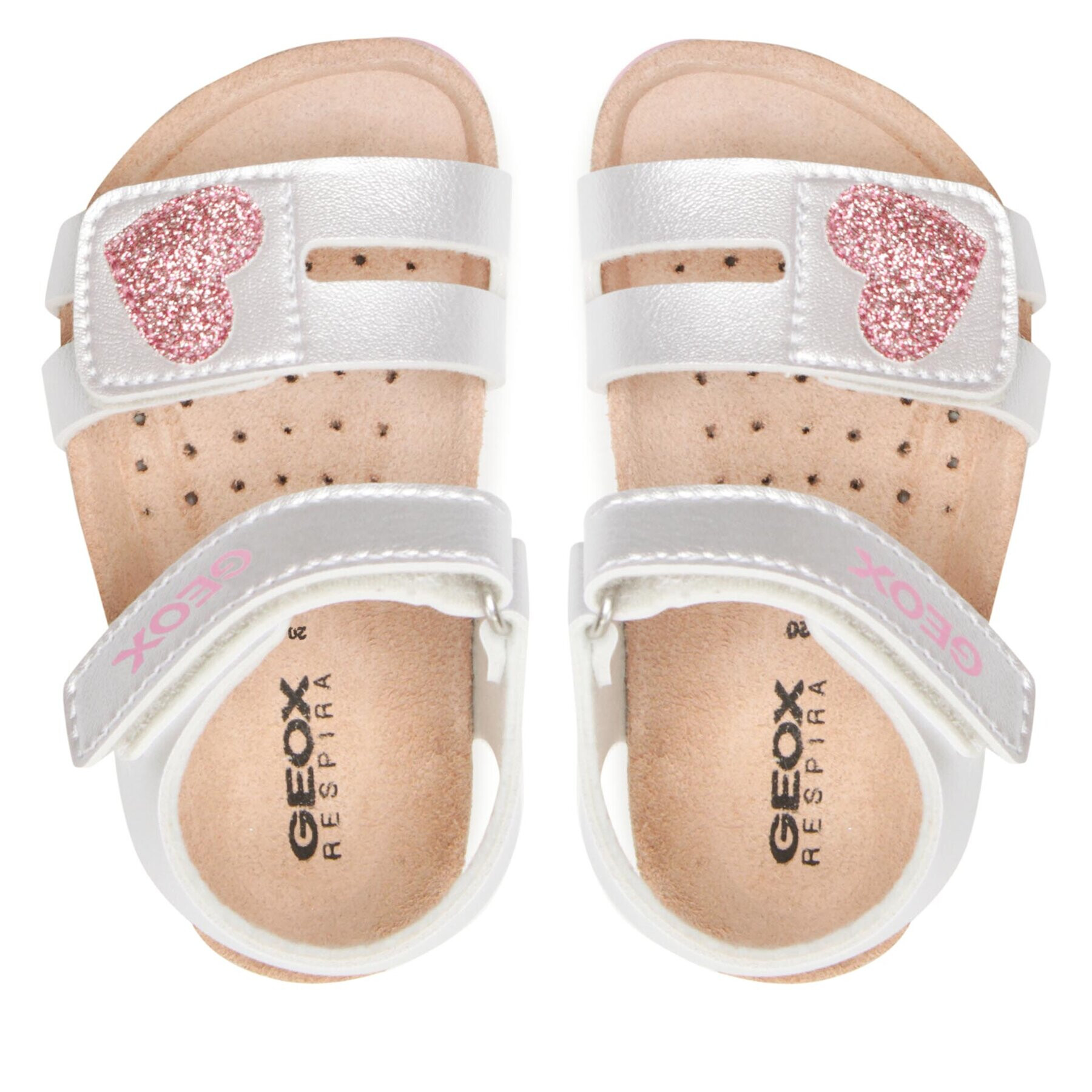 Geox Sandále B Sandal Chalki Girl B352RA0NFKCC0566 M Strieborná - Pepit.sk