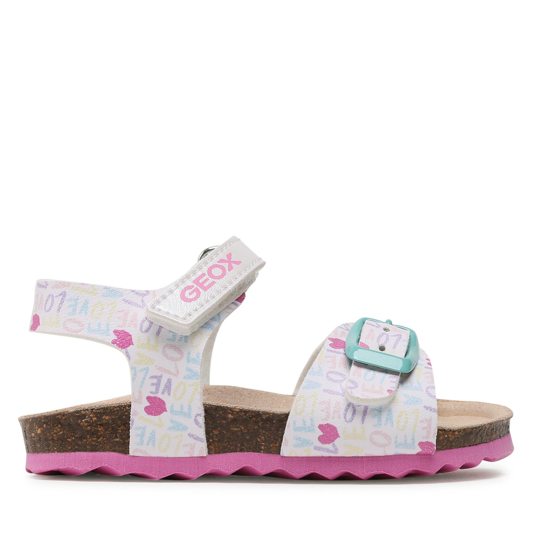 Geox Sandále B Sandal Chalki Girl B922RA00004C0653 M Biela - Pepit.sk