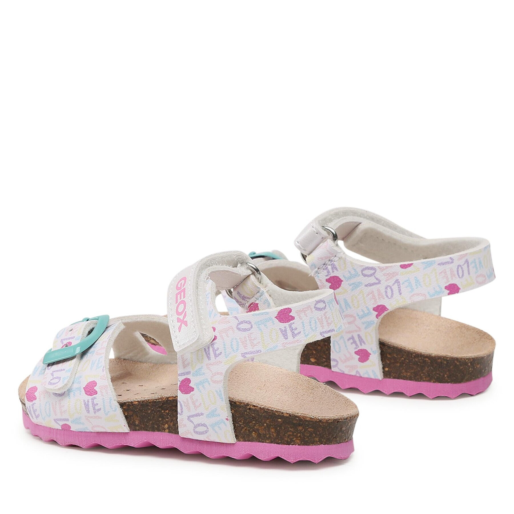 Geox Sandále B Sandal Chalki Girl B922RA00004C0653 M Biela - Pepit.sk