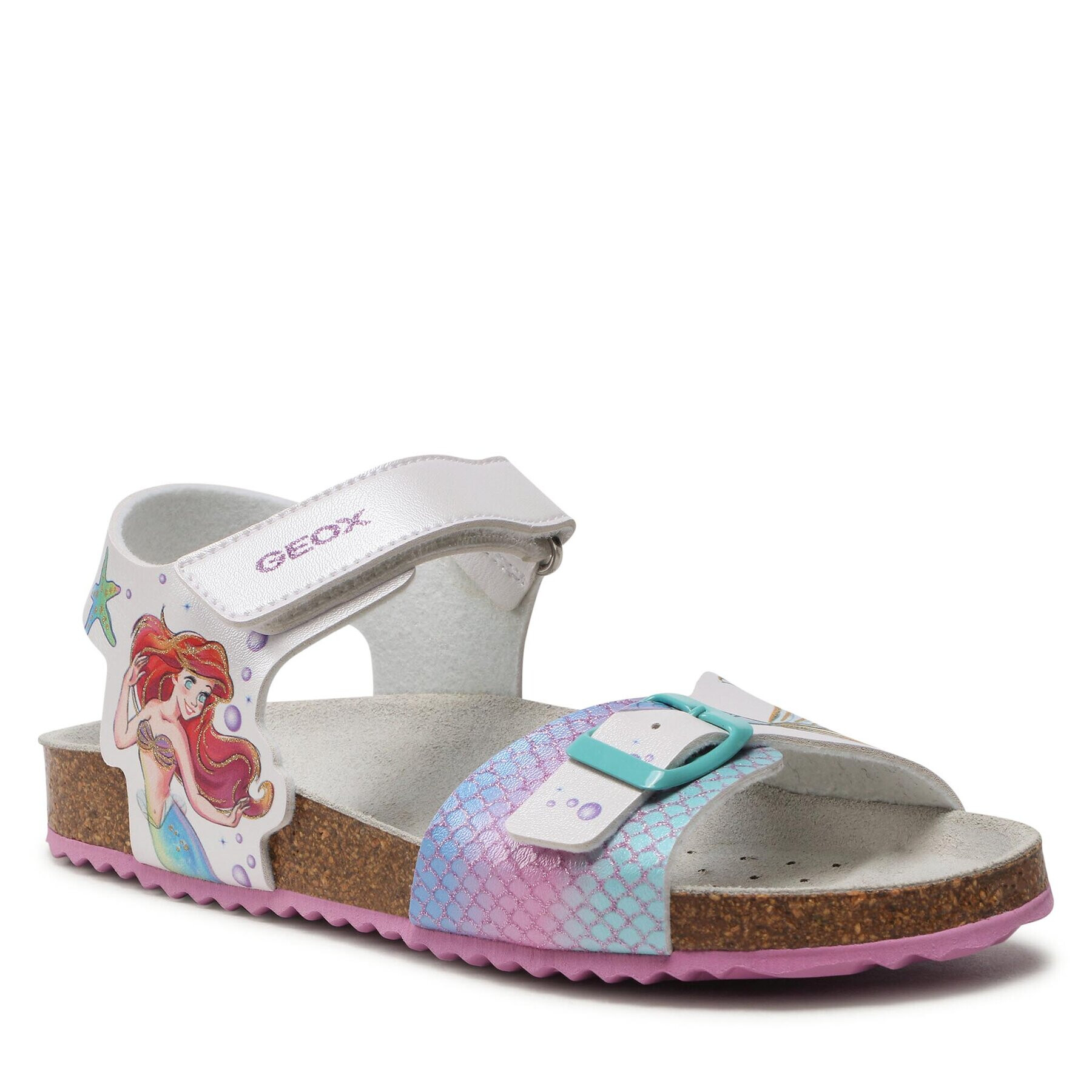 Geox Sandále J Adriel Girl J358MA000NFC1044 D Biela - Pepit.sk