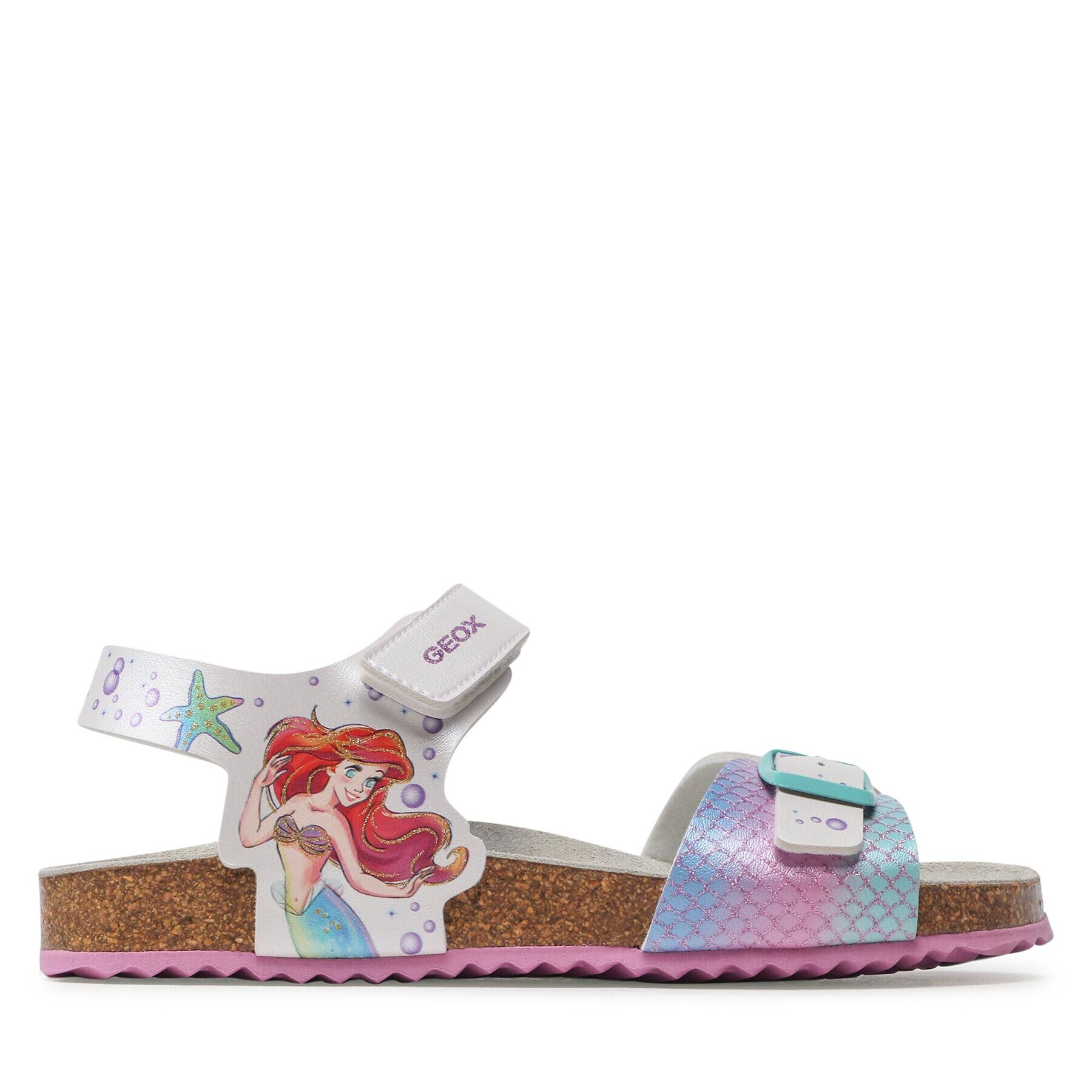 Geox Sandále J Adriel Girl J358MA000NFC1044 D Biela - Pepit.sk