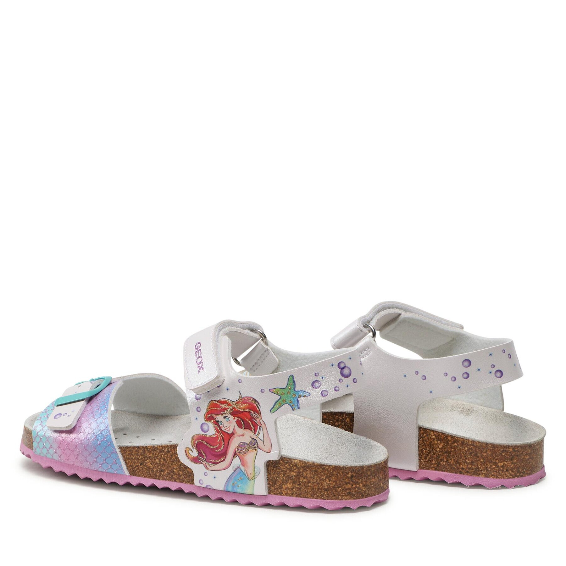 Geox Sandále J Adriel Girl J358MA000NFC1044 D Biela - Pepit.sk