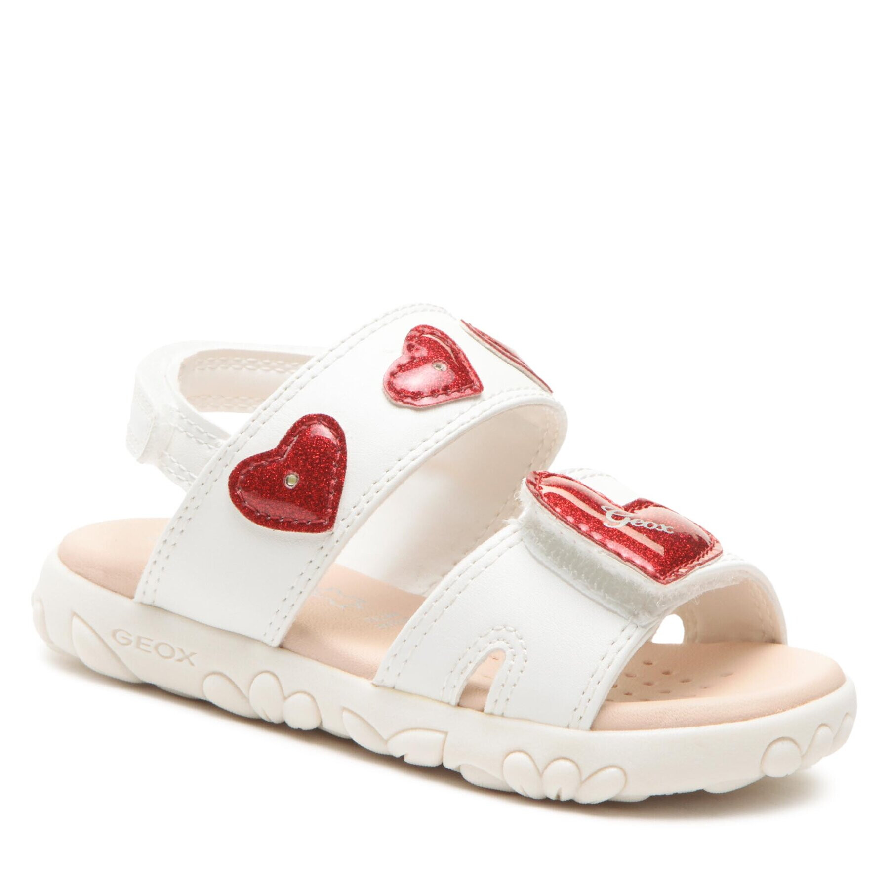 Geox Sandále J Sandal Haiti Girl J358ZB0BCKCC0050 M Biela - Pepit.sk