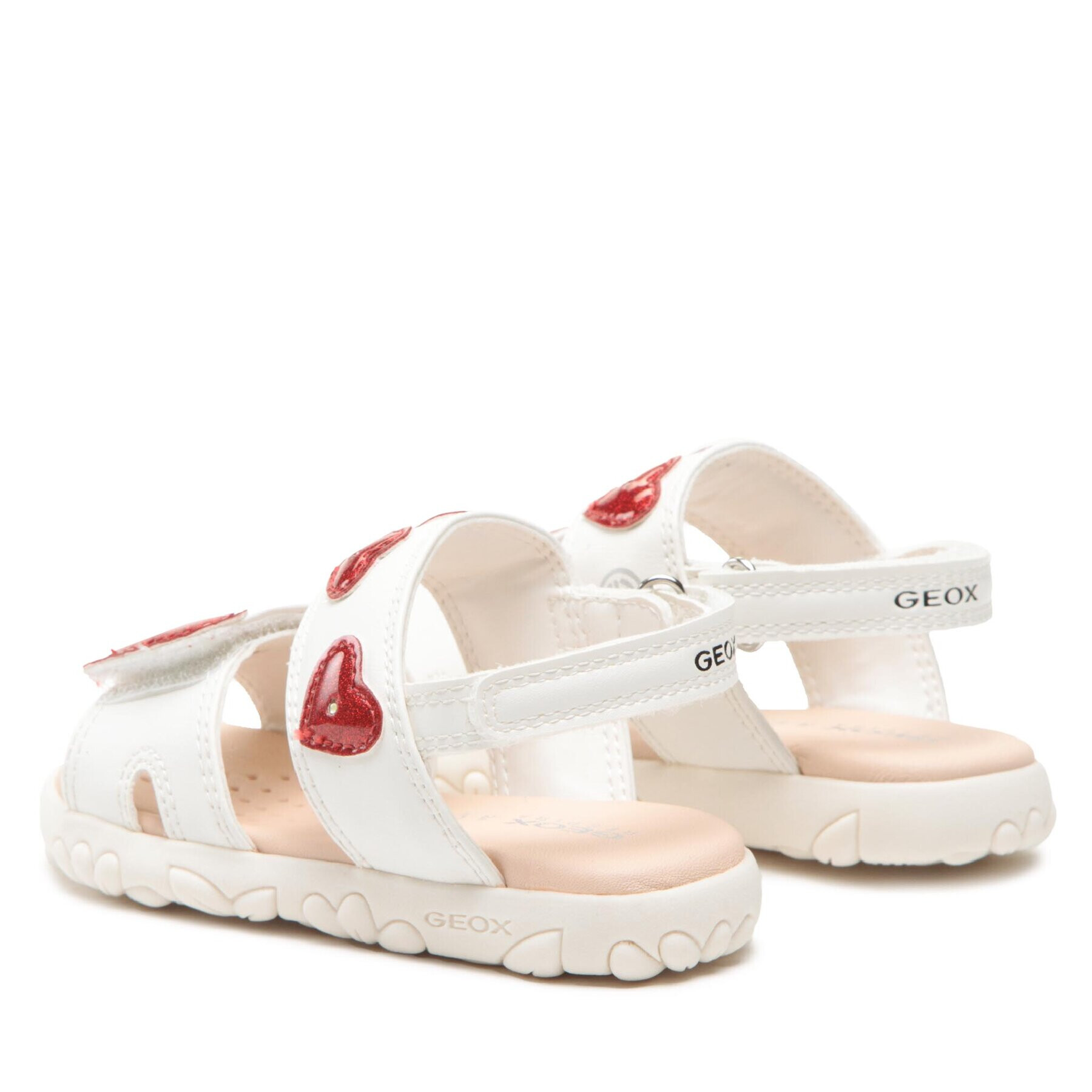 Geox Sandále J Sandal Haiti Girl J358ZB0BCKCC0050 M Biela - Pepit.sk