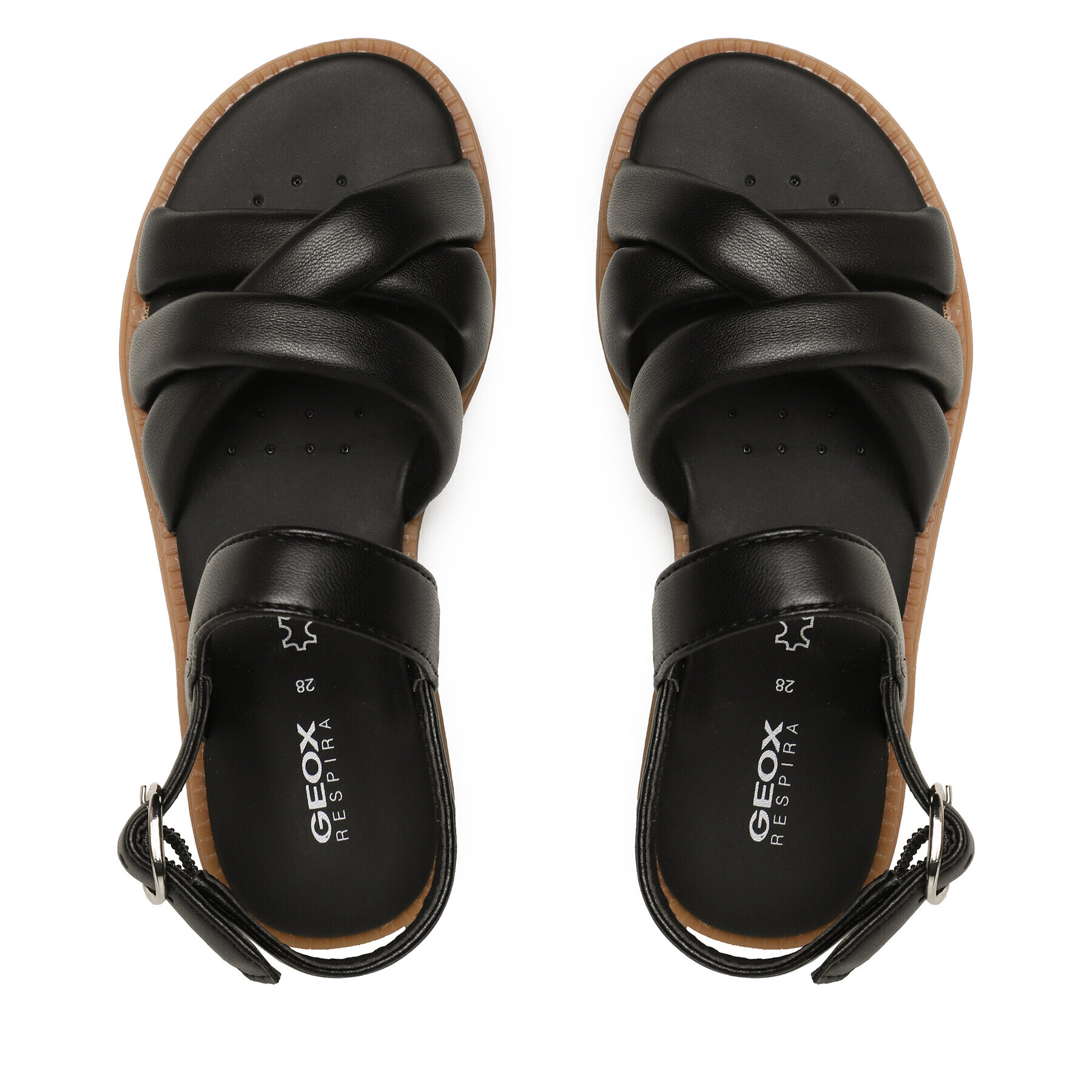 Geox Sandále J Sandal Karly Girl J3535C000KBC9999 S Čierna - Pepit.sk