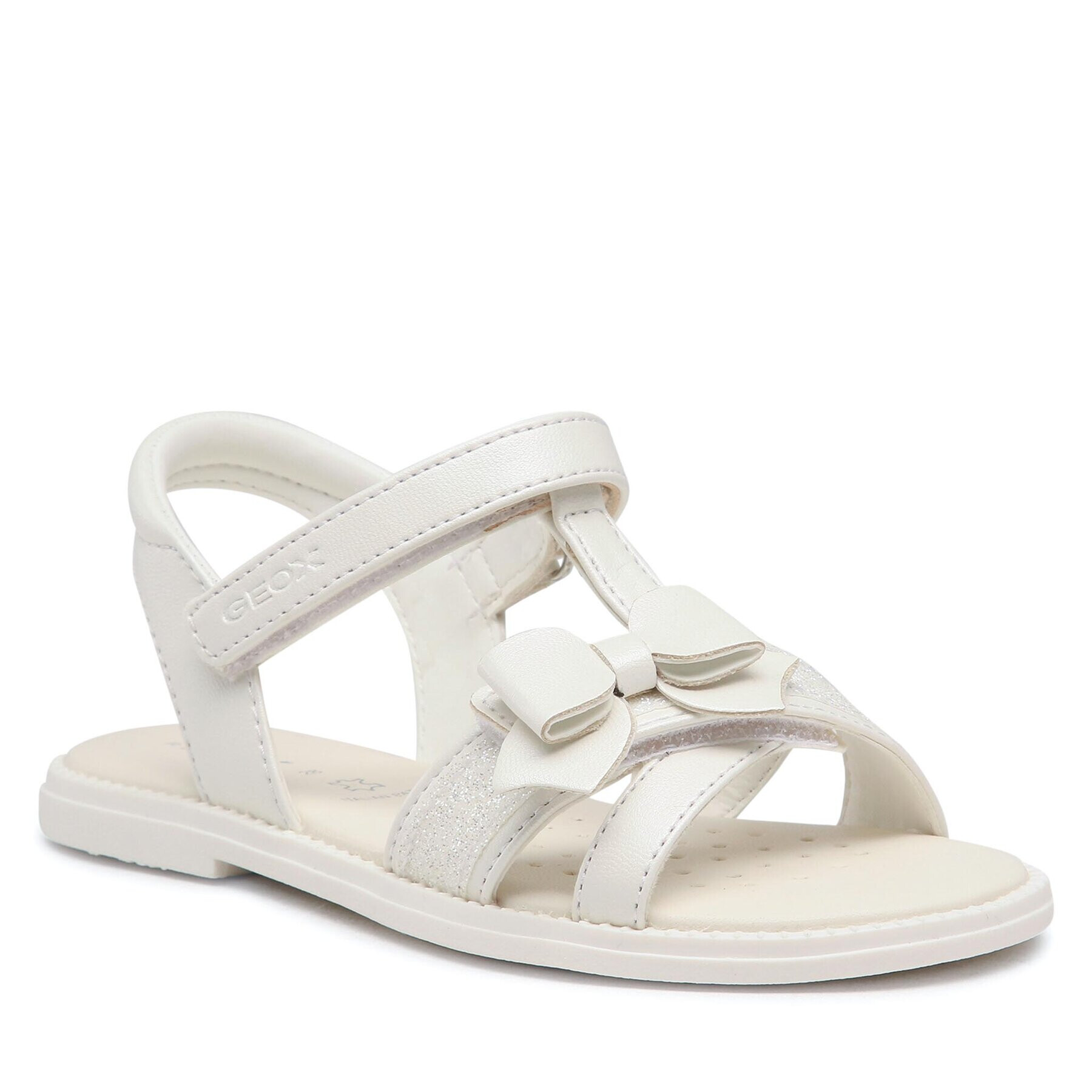 Geox Sandále J Sandal Karly Girl J3535G0NFEWC1000 S Biela - Pepit.sk