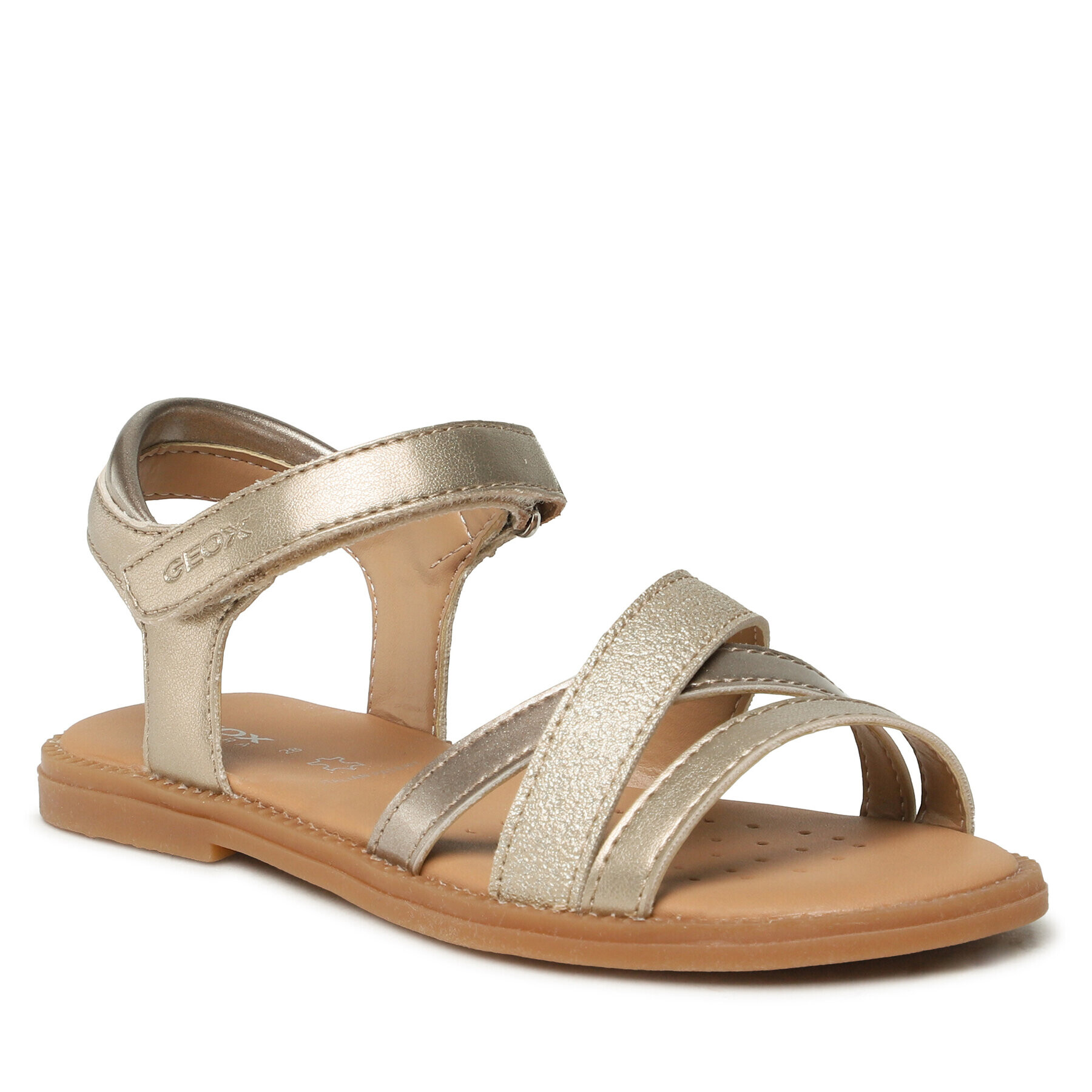 Geox Sandále J Sandal Karly Girl J5235D0NFHIC2010 S Zlatá - Pepit.sk