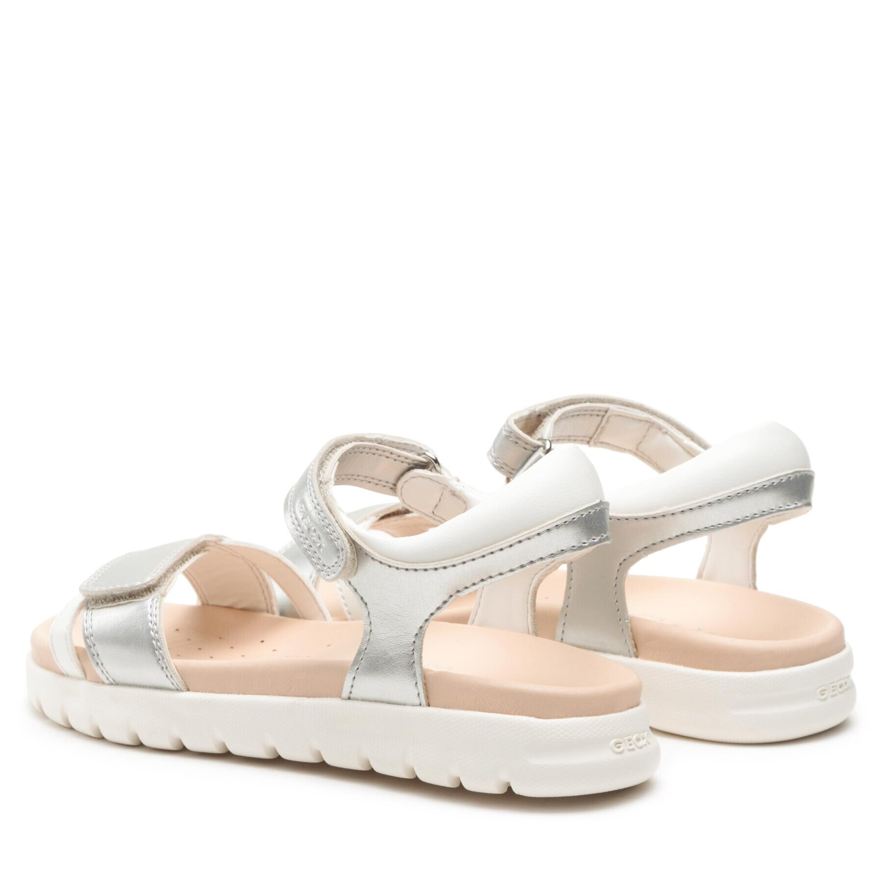 Geox Sandále J Sandal Soleima Gir J35GSA0NFBCC0434 D Strieborná - Pepit.sk