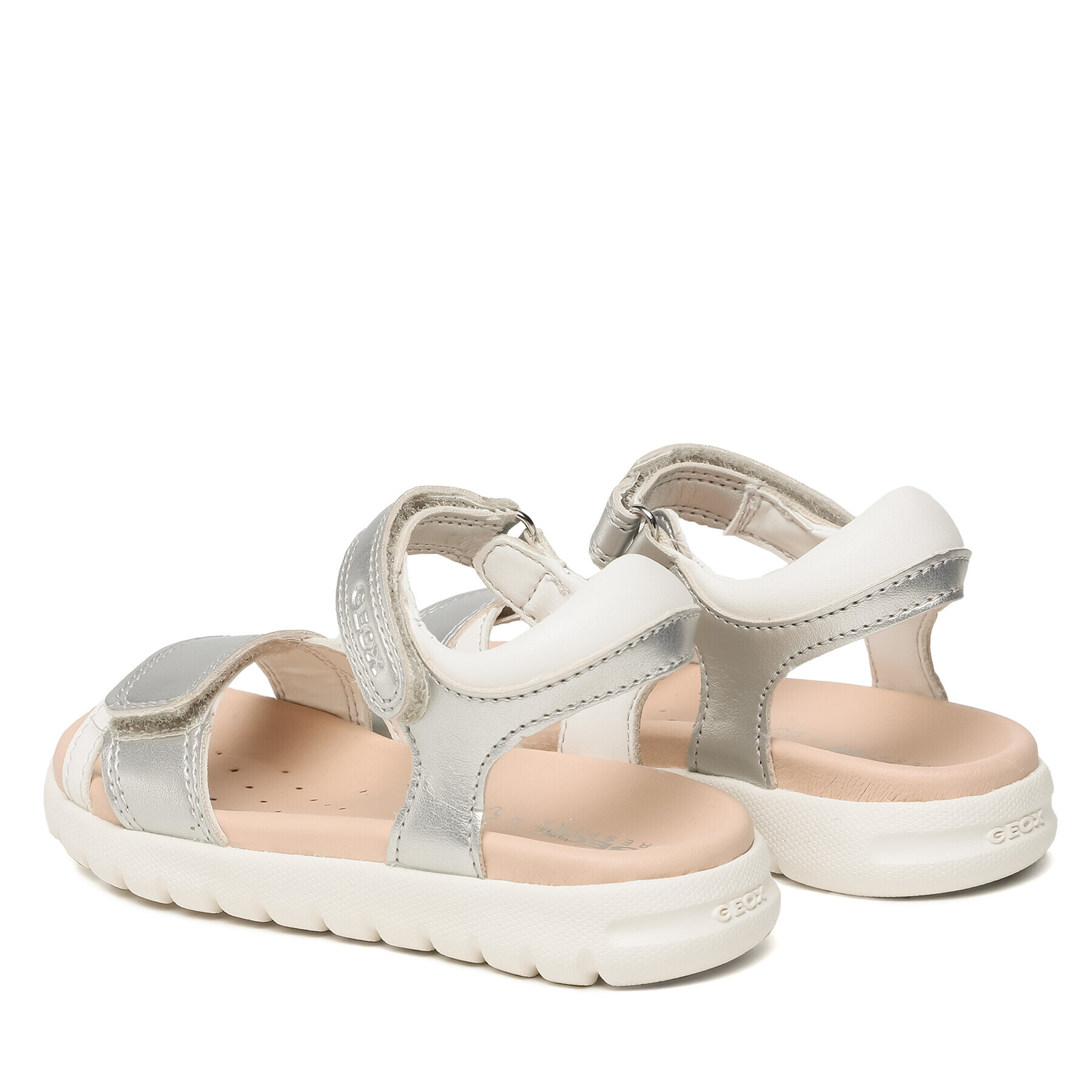 Geox Sandále J Sandal Soleima Gir J35GSA0NFBCC0434 S Strieborná - Pepit.sk