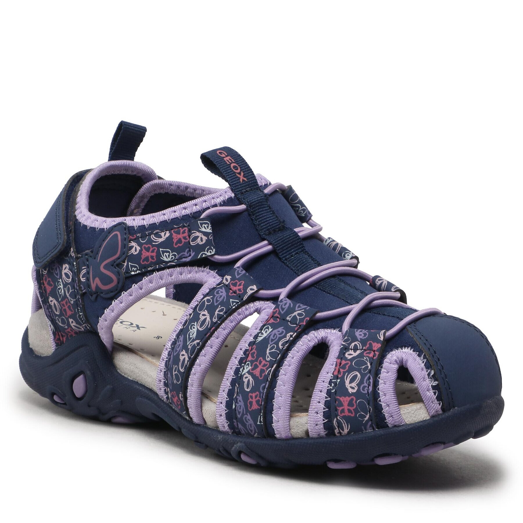 Geox Sandále J Sandal Whinberry G J35GRA015CECF48E S Tmavomodrá - Pepit.sk