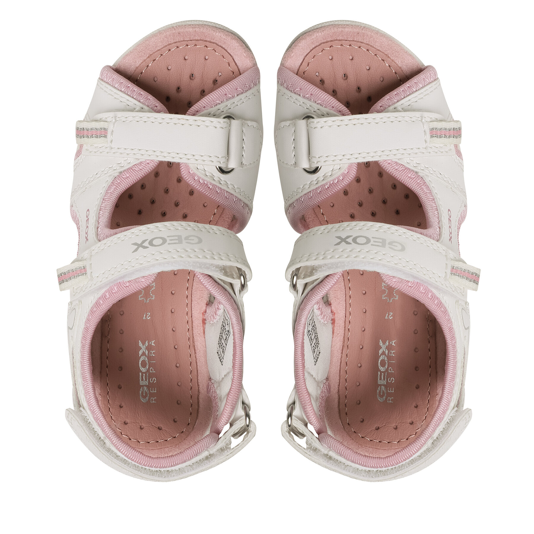 Geox Sandále J Sandal Whinberry G J35GRD05415C0406 M Biela - Pepit.sk