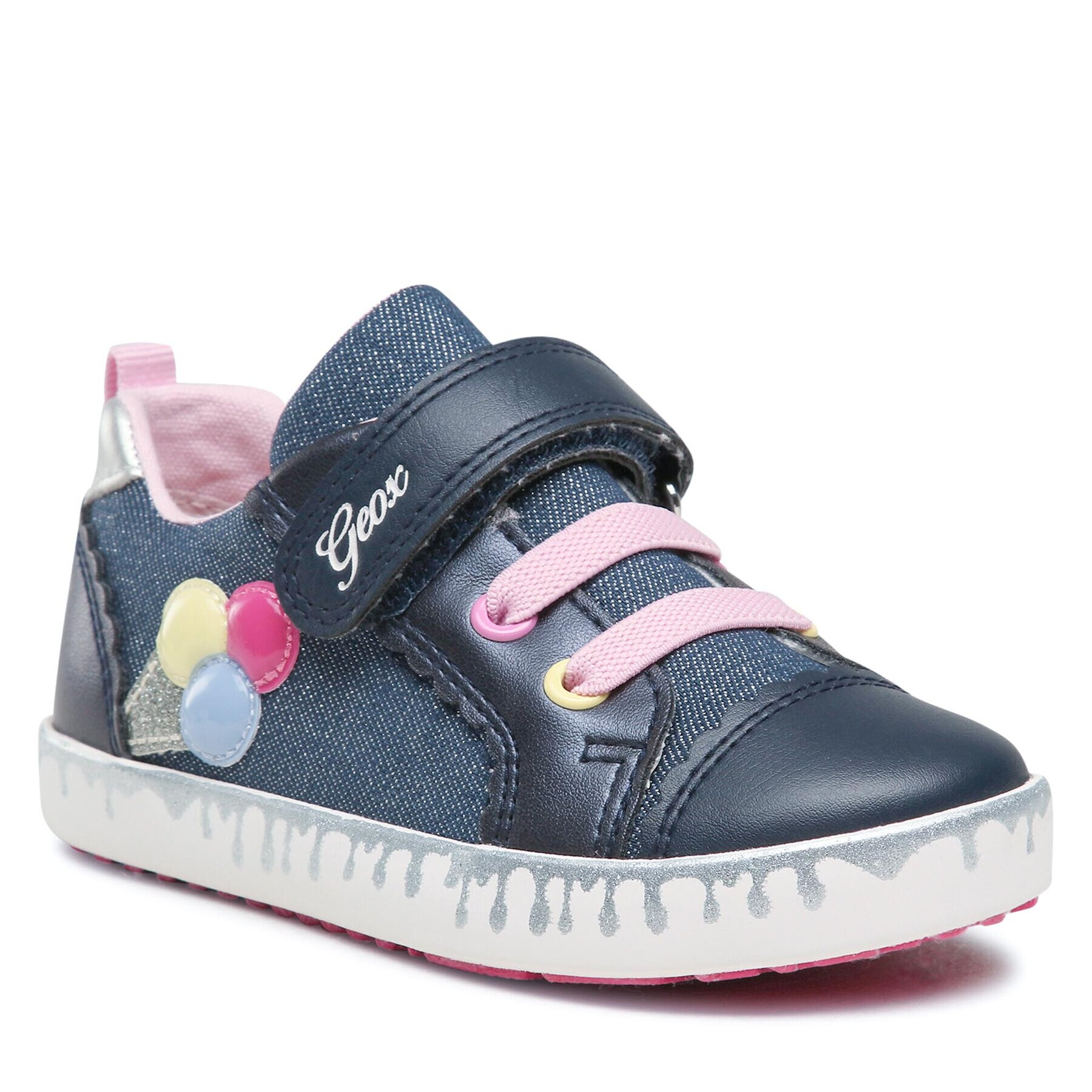 Geox Sneakersy B Kilwi Girl B35D5B00954C4005 S Modrá - Pepit.sk