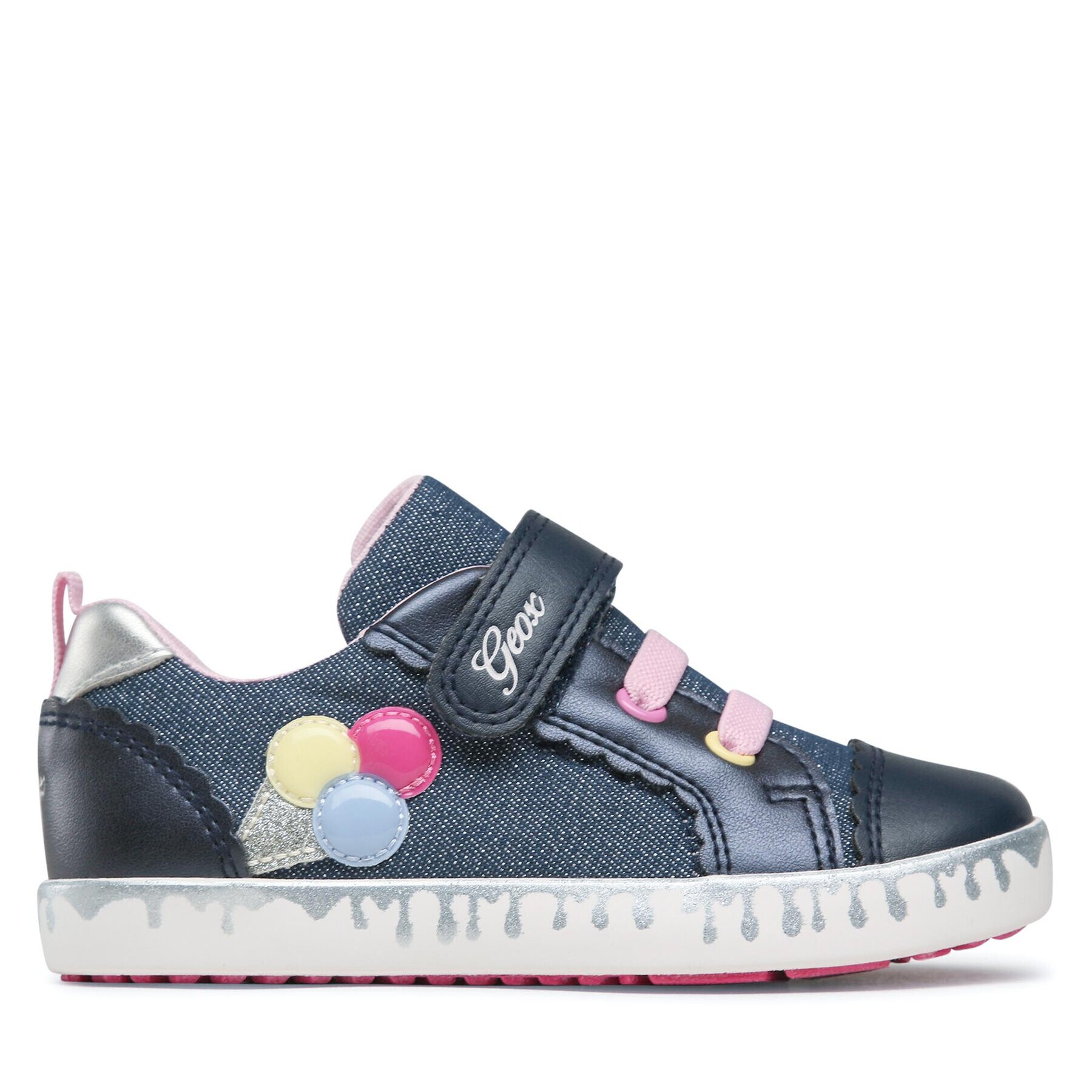 Geox Sneakersy B Kilwi Girl B35D5B00954C4005 S Modrá - Pepit.sk