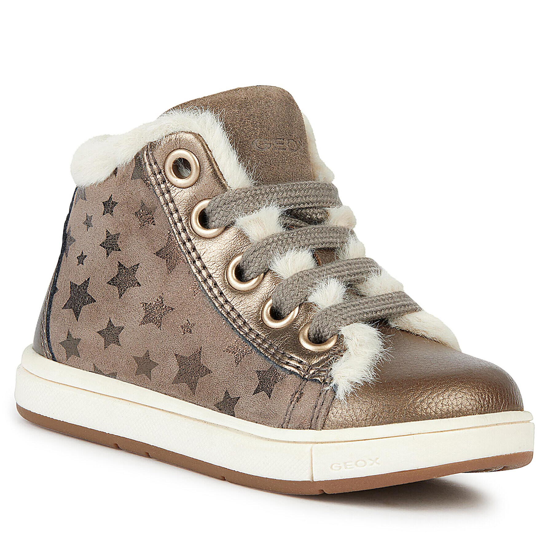 Geox Sneakersy B Trottola Girl B364AD 007NF C9006 S Sivá - Pepit.sk