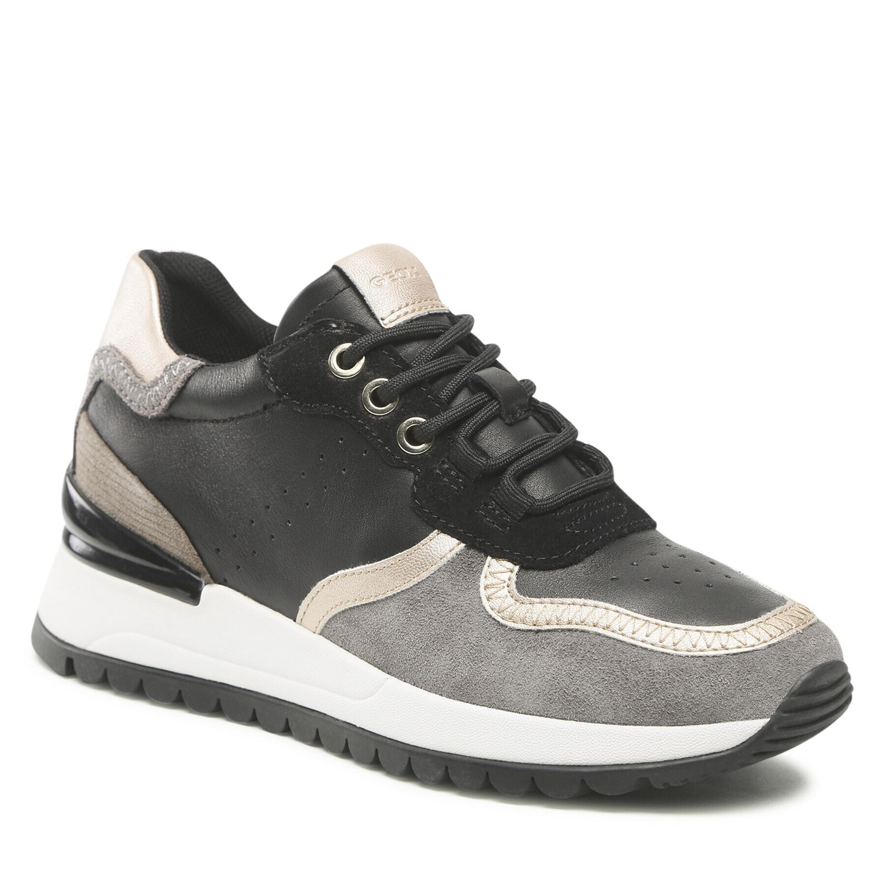 Geox Sneakersy D Desya A D2600A 08522 C0005 Čierna - Pepit.sk