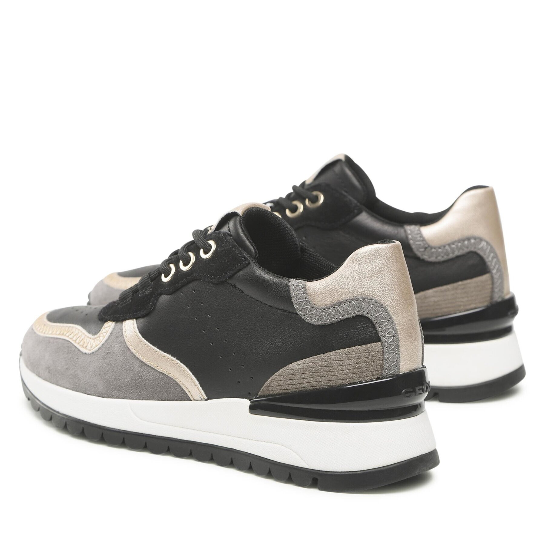 Geox Sneakersy D Desya A D2600A 08522 C0005 Čierna - Pepit.sk