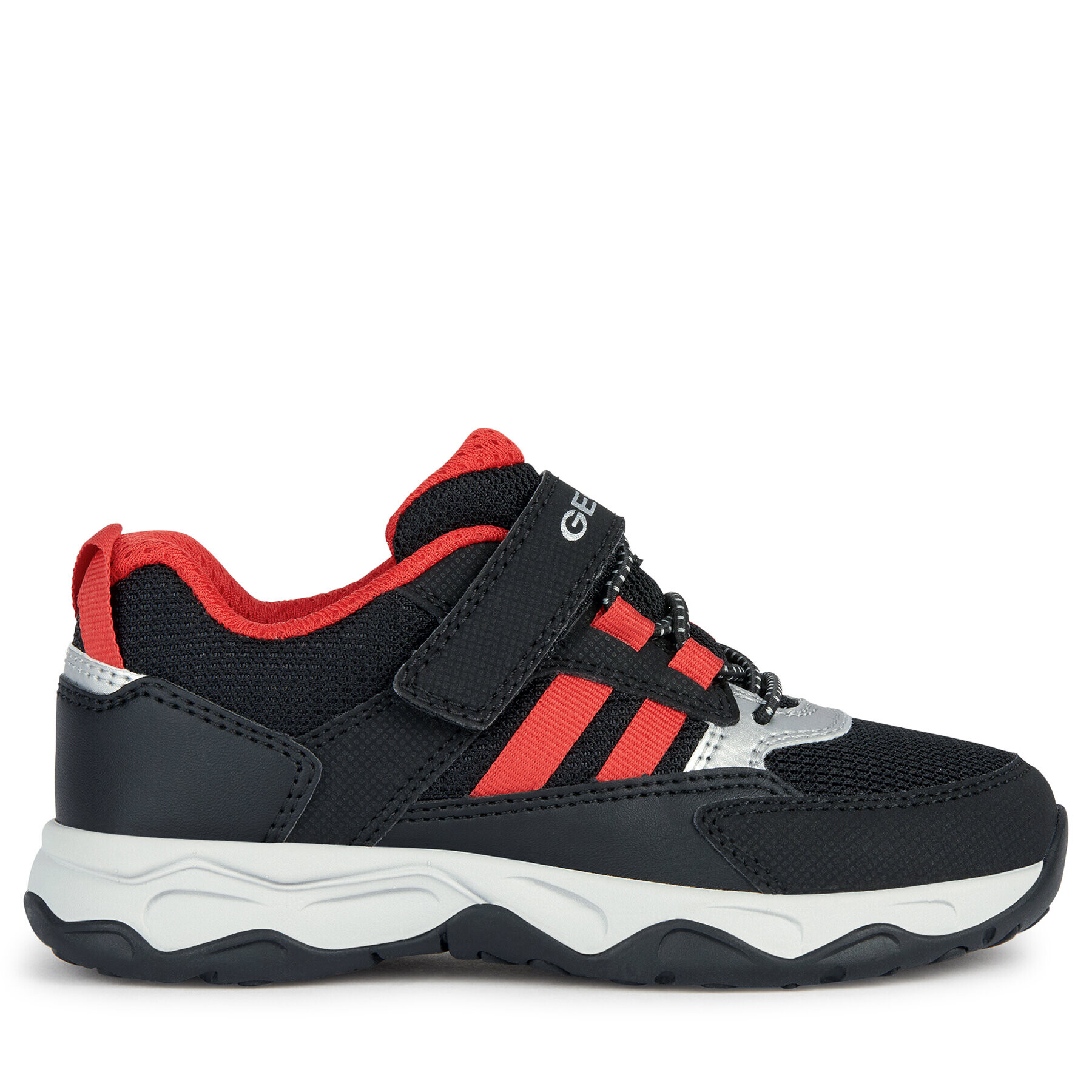 Geox Sneakersy J Calco Boy J26CLA 014CE C0048 D Čierna - Pepit.sk