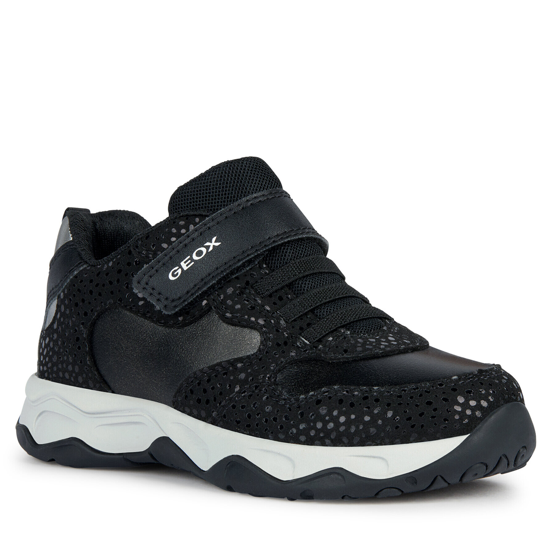 Geox Sneakersy J Calco Girl J16CMA 0DHBC C9244 D Čierna - Pepit.sk